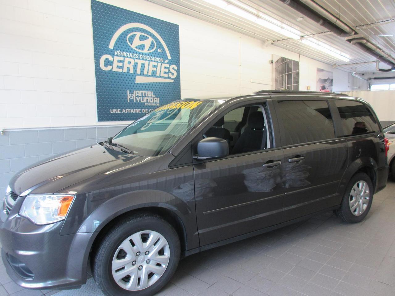 <a href=https://www.hamelhyundai.com/occasion/Dodge-Grand_Caravan-2015.html>https://www.hamelhyundai.com/occasion/Dodge-Grand_Caravan-2015.html</a>

Le concessionnaire Hyundai à St-Eustache (près de Laval et St-Jérôme) vous accueille dans une salle de montre exclusivement dédiée à la présentation des véhicules doccasion. Nos véhicules doccasion sont soigneusement sélectionnés pour sassurer de répondre à vos besoins. Nos véhicules doccasion sont des véhicules doccasion certifiés Hyundai. Cette certification rigoureuse est accompagnée dune garantie et dun privilège déchange de 30 jours ou 2000 km. Nous avons de toutes marques et de tous les modèles dans notre inventaire, berline, hatchback, V.U.S., tout terrain, à hayon, camion, sedan, S.U.V., AWD, 4x4. 
*Tous nos véhicules sont inspectés en 120 points et les réparations nécessaires ont été effectuées. 
*Financement à partir de 2.99%
*Garantie disponibles pour véhicules certifiés PROMESSE H jusquà 200 000 km
*Assistance routière disponible
