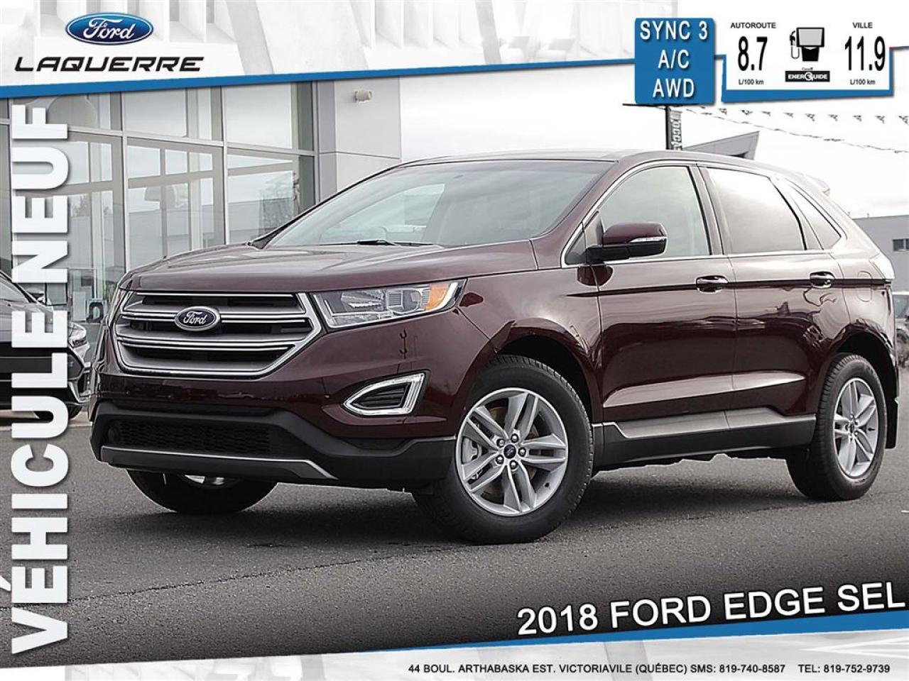Used 2018 Ford Edge Sel Lf for sale in Victoriaville, QC