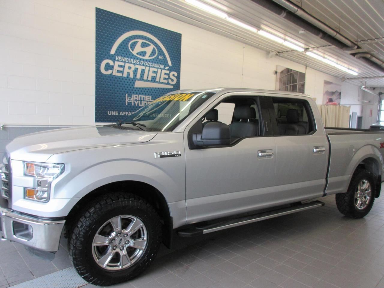 <a href=https://www.hamelhyundai.com/occasion/Ford-F150-2016.html>https://www.hamelhyundai.com/occasion/Ford-F150-2016.html</a>

Le concessionnaire Hyundai à St-Eustache (près de Laval et St-Jérôme) vous accueille dans une salle de montre exclusivement dédiée à la présentation des véhicules doccasion. Nos véhicules doccasion sont soigneusement sélectionnés pour sassurer de répondre à vos besoins. Nos véhicules doccasion sont des véhicules doccasion certifiés Hyundai. Cette certification rigoureuse est accompagnée dune garantie et dun privilège déchange de 30 jours ou 2000 km. Nous avons de toutes marques et de tous les modèles dans notre inventaire, berline, hatchback, V.U.S., tout terrain, à hayon, camion, sedan, S.U.V., AWD, 4x4. 
*Tous nos véhicules sont inspectés en 120 points et les réparations nécessaires ont été effectuées. 
*Financement à partir de 2.99%
*Garantie disponibles pour véhicules certifiés PROMESSE H jusquà 200 000 km
*Assistance routière disponible
