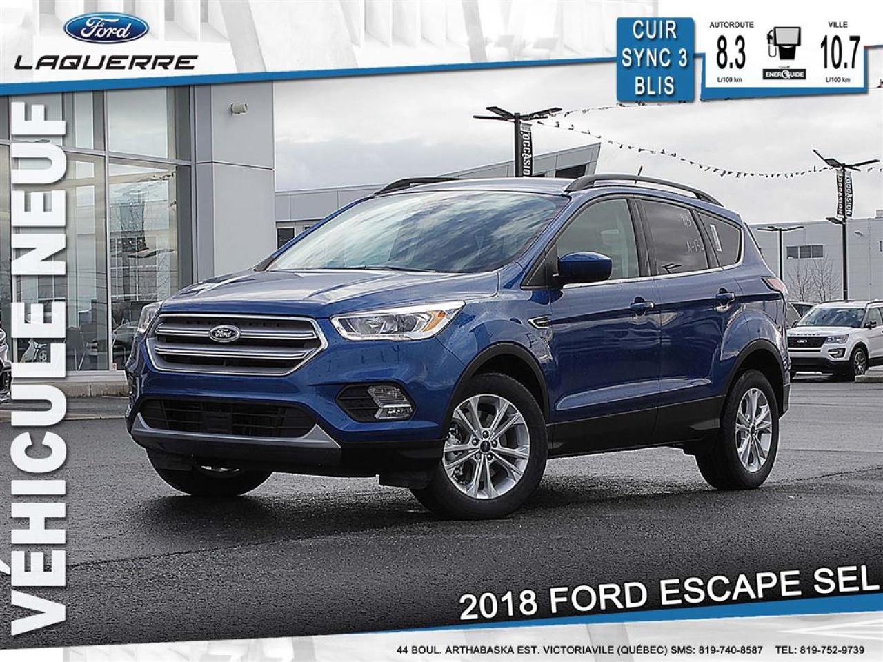 Used 2018 Ford Escape SEL for sale in Victoriaville, QC