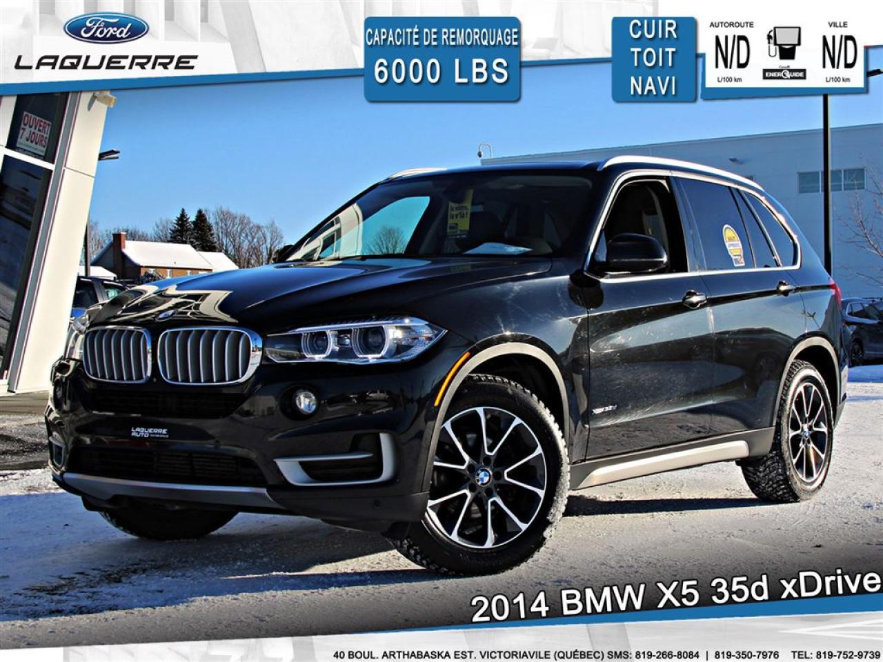 Used 2014 BMW X5 35d Xdrive Diesel Xdrive for sale in Victoriaville, QC