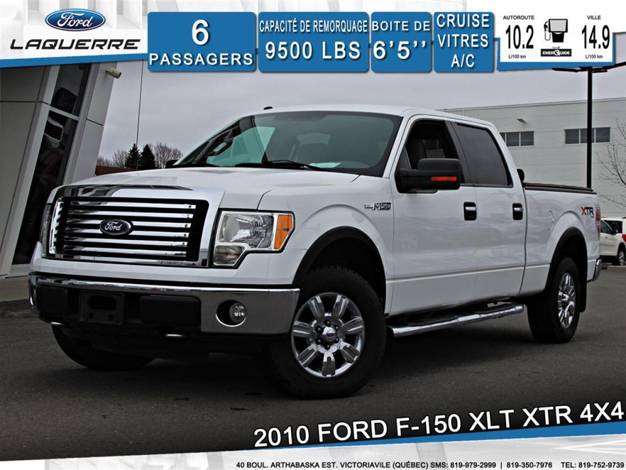 Used 2010 Ford F-150 Xlt Xtr 4x4 6 Places for sale in Victoriaville, QC