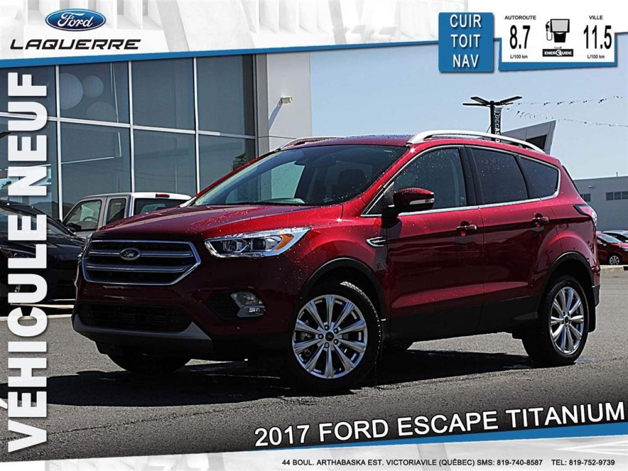 Used 2017 Ford Escape Titanium for sale in Victoriaville, QC