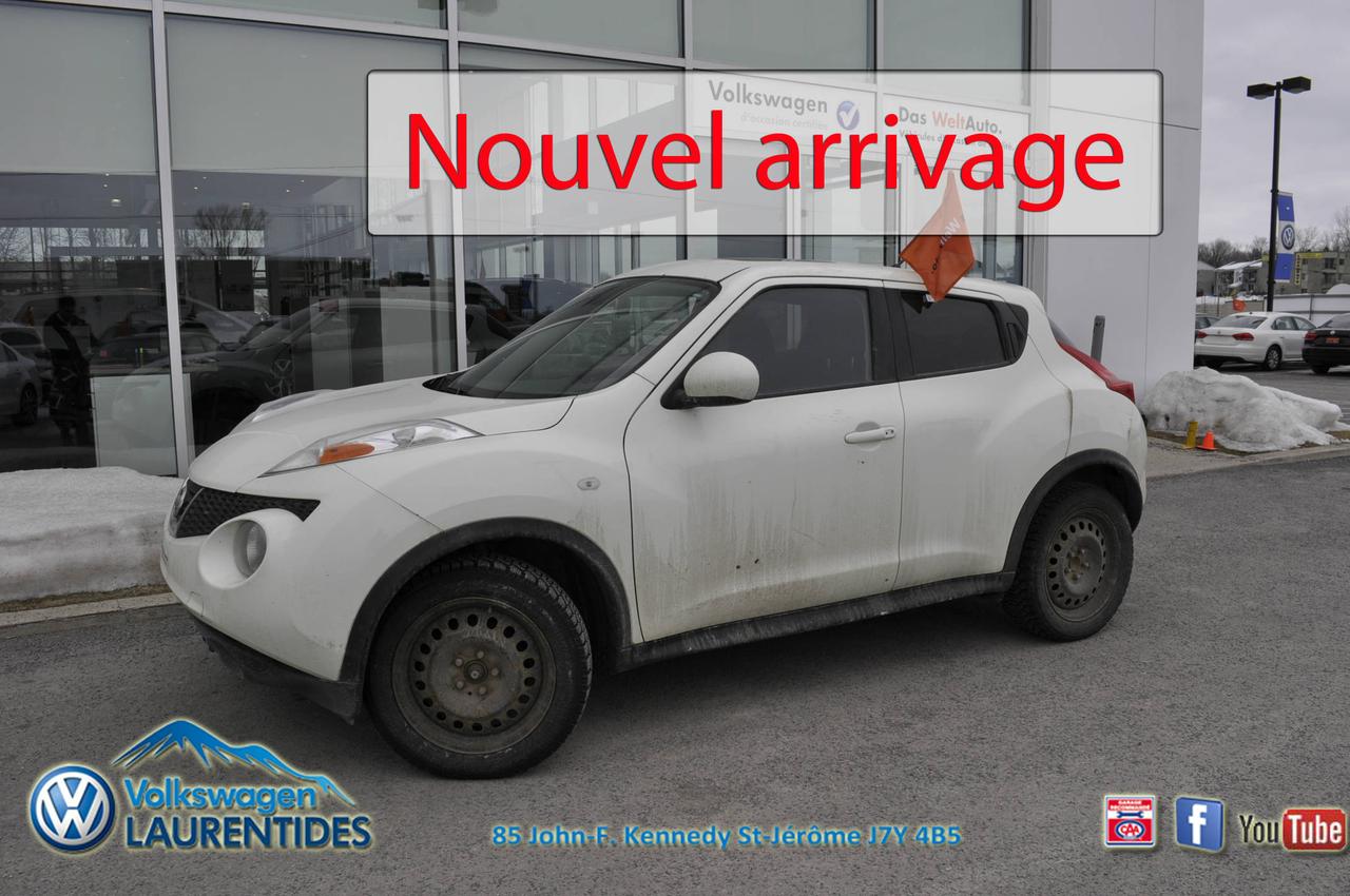 <a href=https://www.vwlaurentides.com/occasion/Nissan-Juke-2012.html>https://www.vwlaurentides.com/occasion/Nissan-Juke-2012.html</a>

**RAPPORT CARPROOF DISPONIBLE**OUVERT LE SAMEDI**FINANCEMENT AVANTAGEUX DISPONIBLE**

2012 NIssan Juke SL

1.6L 4CYL
AUTOMATIQUE
RÉGULATEUR DE VITESSE
TOIT OUVRANT
SIEGES CHAUFFANTS
MIROIRS ELECTRIQUES
VITRES ELECTRIQUES
VITRES TEINTÉES
ACCÈS DANS CLEFS
DÉMARRAGE A BOUTON POUSSOIR
BLUETOOTH
PHARES ANTI-BROUILLARDS

Volkswagen Laurentides est votre CHOIX #1 de la région des Laurentides! Membre du prestigieux Club Élite Wolfsburg 2014, nous sommes les spécialistes pour tous véhicules doccasions. SERVICE IMBATTABLE! Meilleur financement disponible sur le marché. Rapport dhistorique CARPROOF® disponible. Tous véhicules doccasions certifiés sont inspectés et passés à la loupe par nos techniciens spécialisés pour vous. Faillite, difficulté de crédit Nous avons la solution! 1ère 2e 3e chance au crédit! Venez faire un tour, nous sommes situés à St-Jérôme à 10 minutes au nord de Blainville/Ste-Thérèse/Boisbriand/Rosemère, à 15 minutes de st-eustache, 15 minutes au nord de Laval, à 30 minutes de Montréal. Au plaisir de vous voir!