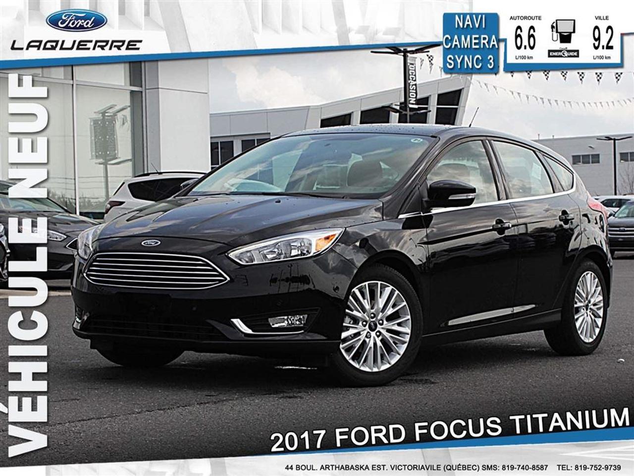 <a href=https://www.laquerreford.com/occasion/Ford-Focus-2017.html>https://www.laquerreford.com/occasion/Ford-Focus-2017.html</a>

17675 LA FORD FOCUS 2017 EST DOTÉE DUNE CAMÉRA DE RECUL DE SÉRIE ET DE SEPT COUSSINS GONFLABLES POUR VOUS PROTÉGER, VOS PASSAGERS ET VOUS, SUR LA ROUTE. POUR AIDER LE CONDUCTEUR ET LE VÉHICULE À MIEUX NÉGOCIER LES COURBES, LE CONTRÔLE DE VECTEUR DE COUPLE DE SÉRIE A ÉTÉ CONÇU POUR AUGMENTER LADHÉRENCE DES ROUES AVANT À LA ROUTE ET FACILITER LES VIRAGES OU LA CONDUITE DANS LES CONDITIONS GLISSANTES.       PLUS DE 5,344.00$ DE RABAIS SUR UN VÉHICULE NEUF.    SIMPLEMENT LE MOINS CHER AU QUÉBEC, PLUSIEURS EN INVENTAIRE.    PRIX DE DÉTAIL DE 30,058.00$ INCLUANT TOUTES CES OPTIONS.        GROUPE DEQUIPEMENTS 300A        EQUIPEMENT EN OPTION/AUTRE    .SEL BIFONCTION SELECTSHIFT    CHAUFFE MOTEUR 100.00    ÉMISSIONS 50 ÉTATS    NAVIGATION A COMMANDE VOCALE 800.00    STATIONNEMENT ACTIF 400.00    VEHICULE A CARBURANT MIXTE        TRANSPORT ET PREPARATION INCLUS, BASÉ SUR UN FINANCEMENT DE 96 MOIS, TAUX DINTÉRÊT DE 4.99%, TAXES EN SUS, SOUS APPROBATION DU CRÉDIT. FRAIS DE CREDIT DE 5,283.68$ INCLUS! OBLIGATION TOTALE DE 29,997.76$!