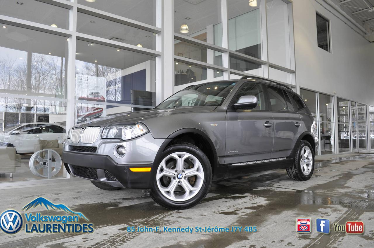 <a href=https://www.vwlaurentides.com/occasion/BMW-X3-2010.html>https://www.vwlaurentides.com/occasion/BMW-X3-2010.html</a>

**RAPPORT CARPROOF DISPONIBLE**OUVERT LE SAMEDI**FINANCEMENT AVANTAGEUX DISPONIBLE**

2010 BMW X3

3.0L 6CYL
AUTOMATIQUE
XDRIVE
TOIT PANORAMIQUE
RÉGULATEUR DE  VITESSE
VITRES ELECTRIQUES
VITRES TEINTÉES
MIROIRS ELECTRIQUES
VOLANT MULTI-FONCTIONS
SIEGES EN CUIR DE COULEUR CHÈNE
SIEGES CHAUFFANTS
BLUETOOTH
AIR CLIMATISÉE
DÉTECTEUR DE PLUIE
JANTES EN ALLIAGE 18 POUCES

Volkswagen Laurentides est votre CHOIX #1 de la région des Laurentides! Membre du prestigieux Club Élite Wolfsburg 2014, nous sommes les spécialistes pour tous véhicules doccasions. SERVICE IMBATTABLE! Meilleur financement disponible sur le marché. Rapport dhistorique CARPROOF® disponible. Tous véhicules doccasions certifiés sont inspectés et passés à la loupe par nos techniciens spécialisés pour vous. Faillite, difficulté de crédit Nous avons la solution! 1ère 2e 3e chance au crédit! Venez faire un tour, nous sommes situés à St-Jérôme à 10 minutes au nord de Blainville/Ste-Thérèse/Boisbriand/Rosemère, à 15 minutes de st-eustache, 15 minutes au nord de Laval, à 30 minutes de Montréal. Au plaisir de vous voir!