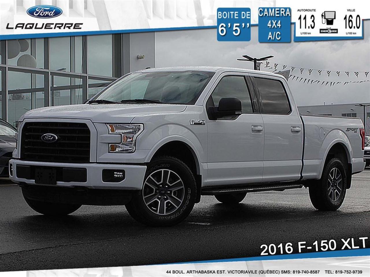 Used 2016 Ford F-150 XLT Crew Cab 4X4 for sale in Victoriaville, QC