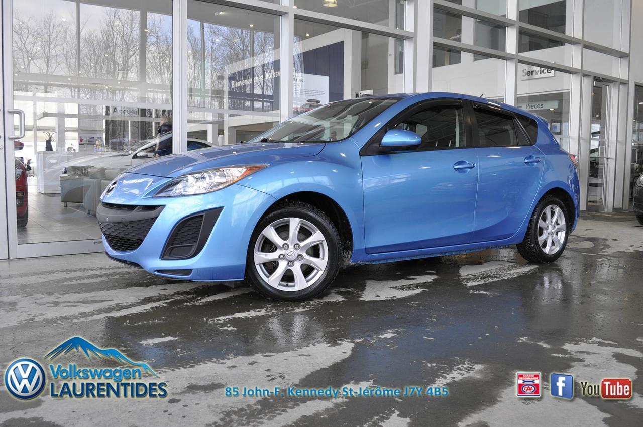 <a href=https://www.vwlaurentides.com/occasion/Mazda-3-2011.html>https://www.vwlaurentides.com/occasion/Mazda-3-2011.html</a>

**RAPPORT CARPROOF DISPONIBLE**OUVERT LE SAMEDI**FINANCEMENT AVANTAGEUX DISPONIBLE**

2011 Mazda 3 GS

2.0L 4CYL
AUTOMATIQUE
VITRSS ELECTRIQUES
VITRES TEINTÉES
MIROIRS ELECTRIQUES
CLIMATISATION
PRISE AUX
LECTEUR CD
JANTES EN ALLIAGE 16 POUCES
DÉMARREUR A DISTANCE

Volkswagen Laurentides est votre CHOIX #1 de la région des Laurentides! Membre du prestigieux Club Élite Wolfsburg 2014, nous sommes les spécialistes pour tous véhicules doccasions. SERVICE IMBATTABLE! Meilleur financement disponible sur le marché. Rapport dhistorique CARPROOF® disponible. Tous véhicules doccasions certifiés sont inspectés et passés à la loupe par nos techniciens spécialisés pour vous. Faillite, difficulté de crédit Nous avons la solution! 1ère 2e 3e chance au crédit! Venez faire un tour, nous sommes situés à St-Jérôme à 10 minutes au nord de Blainville/Ste-Thérèse/Boisbriand/Rosemère, à 15 minutes de st-eustache, 15 minutes au nord de Laval, à 30 minutes de Montréal. Au plaisir de vous voir!