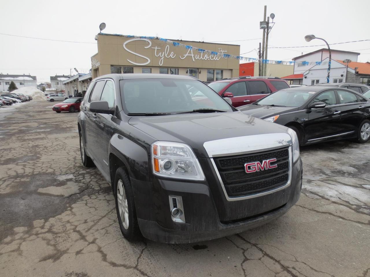 <a href=https://www.autoaubaine.com/GMC-Terrain-c7014279.html>https://www.autoaubaine.com/GMC-Terrain-c7014279.html</a>

2014 GMC TERRAIN SLE TOUT ÉQUIPÉ
AUTOMATIQUE 6 VITESSE 2.4 LITRES 4 CYLINDRES CAMERA DE RECULONS COMMANDE AUDIO AU VOLANT
TECHNOLOGIE BLUETOOTH GROUPE ÉLECTRIQUE COMPLET VITRES PORTES MIROIRS AIR CLIMATISÉ RÉGULATEUR DE VITESSE SYSTÈME ANTIPATINAGE PHARES ANTIBROUILLARD MAGS.
111,425 KILOMÈTRES CERTIFIÉ CARPROOF A l APPUIE
STYLE AUTO A VOTRE SERVICE DEPUIS 
1992 TOUS NOS VEHICULES SONT 
INSPECTÉS ET GARANTIES AVEC 
UN FINANCEMENT BANCAIRE ET MAISON 
A PARTIR DE 4.99% DINTERET POUR NOUS JOINDRE 450-937-5559
Appelez-nous sans frais au 1 855 886-1026