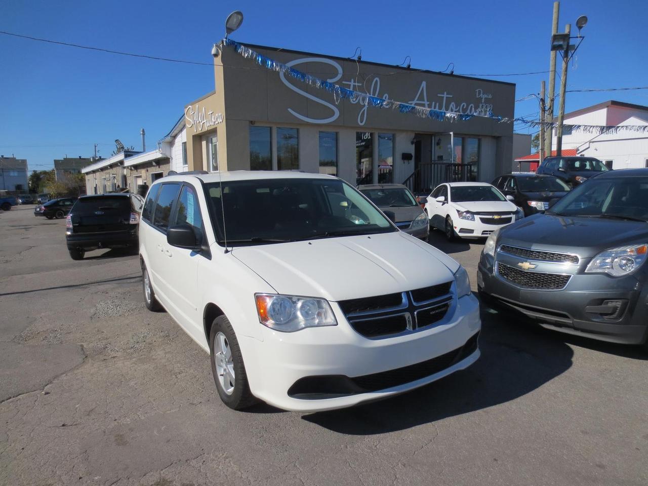 <a href=https://www.autoaubaine.com/Dodge-Grand Caravan-c6939870.html>https://www.autoaubaine.com/Dodge-Grand Caravan-c6939870.html</a>

2012 DODGE GRAND CARAVAN SE STOW AND GO 7 PASSAGERS TOUT EQUIPÉ COMMANDE AUDIO AU VOLANT TECHNOLOGIE BLUETOOTH
SYSTEME AUDIO ET TV DVD
AUTOMATIQUE 6 VITESSE  3.6 LITRES 6 CYLINDRES GROUPE ÉLECTRIQUE COMPLET VITRES PORTES MIROIRS SIÈGES
AIR CLIMATISÉ AVANT ET ARRIÈRE 
RÉGULATEUR DE VITESSE CONTROL DE STABILITÉ MAGS.
158.233 KILOMÈTRES CERTIFIÉ CARPROOF
A L,APPUIE
STYLE AUTO A VOTRE SERVICE DEPUIS 
1992 TOUT NOS VEHICULES SONT 
INSPECTER ET GARANTIE AVEC 
UN FINANCEMENT MAISON ET BANCAIRE 
A PARTIR DE 4.99% DINTERET POUR NOUS JOINDRE 450-937-5559
Appelez-nous sans frais au 1 855 886-1026