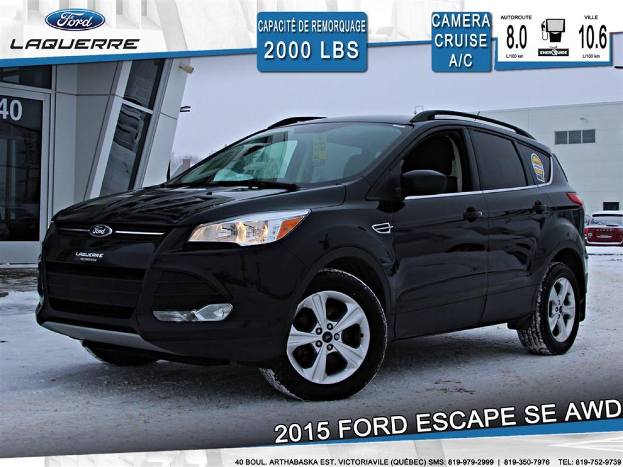 Used 2015 Ford Escape Se Awd Camera Cruise for sale in Victoriaville, QC