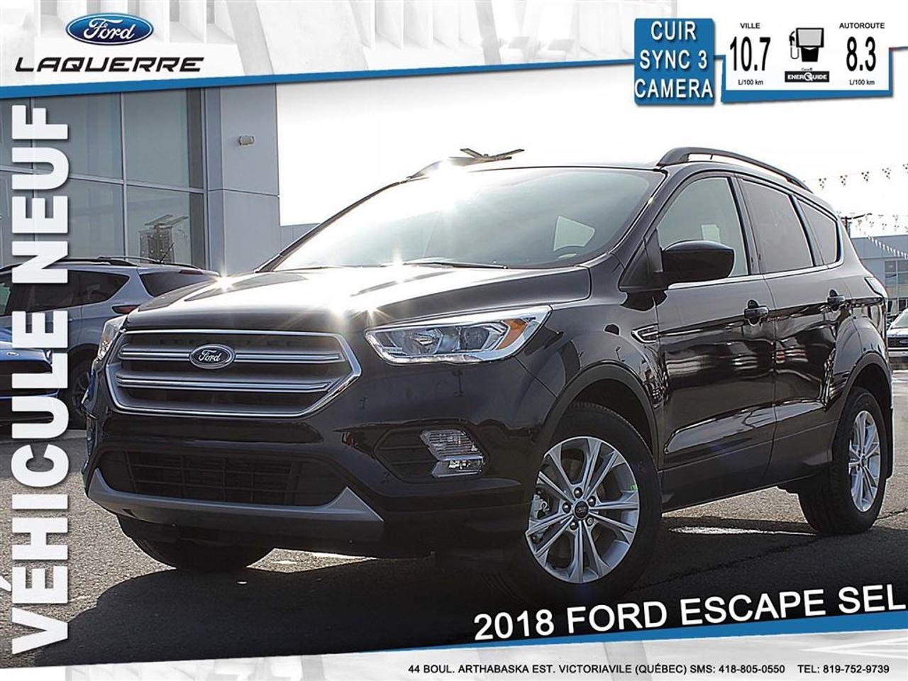 <a href=https://www.laquerreford.com/occasion/Ford-Escape-2018.html>https://www.laquerreford.com/occasion/Ford-Escape-2018.html</a>

18140 LE FORD ESCAPE 2017 ÉLÈVE SON STYLE AUDACIEUX DUN CRAN AVEC SA NOUVELLE CONCEPTION GRAPHIQUE EXTÉRIEURE ET VA DE LAVANT AVEC DES AMÉLIORATIONS DES COMMODITÉS DU CONDUCTEUR ET DU PASSAGER. UNE CALANDRE PLUS AUDACIEUSE, UN CAPOT SCULPTÉ ET UNE ALLURE SPORTIVE.  PLUS DE 1,801.00.00$ DE RABAIS SUR UN VÉHICULE NEUF  SIMPLEMENT LE MOINS CHER AU QUÉBEC, PLUSIEURS EN INVENTAIRE.  PRIX DE DÉTAIL DE 33,889.00$ INCLUANT TOUTES CES OPTIONS.    //******\\  GROUPE DÉQUIPEMENTS 300A    ÉQUIPEMENT EN OPTION/AUTREPNEUS 235/55R17 FN T/S  JANTE 17PO ALU ARGENT ETINCEL  //******\\    TRANSPORT ET PREPARATION INCLUS, TAXE EN SUS. RABAIS 1,000.00$ VUS INCLUS.