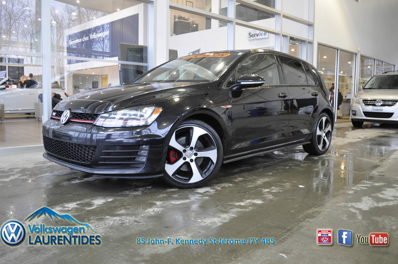 <a href=https://www.vwlaurentides.com/occasion/Volkswagen-Golf_GTI-2015.html>https://www.vwlaurentides.com/occasion/Volkswagen-Golf_GTI-2015.html</a>

*RAPPORT CARPROOF DISPONIBLE**OUVERT LE SAMEDI**FINANCEMENT AVANTAGEUX DISPONIBLE**

2015 Volkswagen Golf GTI

2.0L TURBO
MANUELLE 6 VITESSES
4 PORTES
TOIT PANORAMIQUE
CAMERA DE RECUL
CLIMATISATION BI-ZONE
ENTRÉE SANS CLÉS
DÉMARRAGE A BOUTON POUSSOIR
BLUETOOTH
VOLANT MULTI-FONCTIONS SPORT
ÉCRAN TACTILE
VITRES ELECTRIQUES
VITRES TEINTÉES
MIROIRS ÉLECTRIQUES CHAUFFANTS
PHARES XÉNONS
PHARES ANTI-BROUILLARDS
JANTES EN ALLIAGE 18 POUCES
ET BIEN PLUS!!!

Volkswagen Laurentides est votre CHOIX #1 de la région des Laurentides! Membre du prestigieux Club Élite Wolfsburg 2014, nous sommes les spécialistes pour tous véhicules doccasions. SERVICE IMBATTABLE! Meilleur financement disponible sur le marché. Rapport dhistorique CARPROOF® disponible. Tous véhicules doccasions certifiés sont inspectés et passés à la loupe par nos techniciens spécialisés pour vous. Faillite, difficulté de crédit Nous avons la solution! 1ère 2e 3e chance au crédit! Venez faire un tour, nous sommes situés à St-Jérôme à 10 minutes au nord de Blainville/Ste-Thérèse/Boisbriand/Rosemère, à 15 minutes de st-eustache, 15 minutes au nord de Laval, à 30 minutes de Montréal. Au plaisir de vous voir!