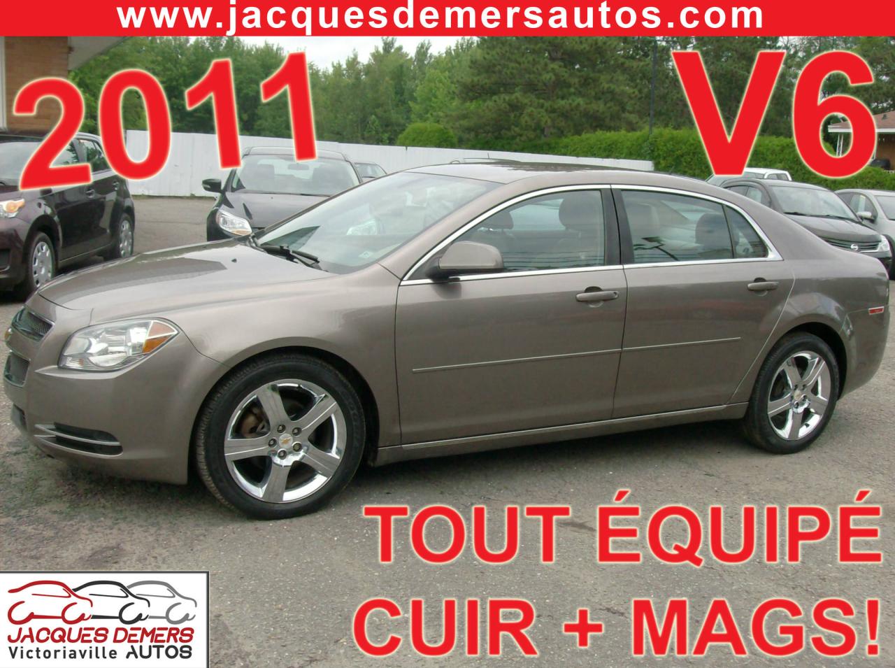 Used 2011 Chevrolet Malibu V6 for sale in Victoriaville, QC