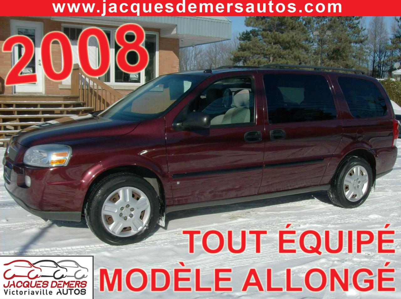 Used 2008 Chevrolet Uplander LONGUE for sale in Victoriaville, QC