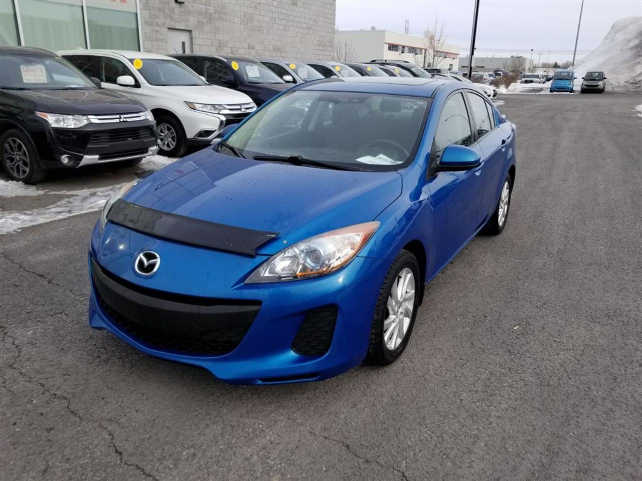 <a href=https://www.action-mitsubishi.com/occasion/Mazda-3-2012.html>https://www.action-mitsubishi.com/occasion/Mazda-3-2012.html</a>

VOITURE ÉCONOMIQUE! FIABLE! AIR CLIMATISÉ, RÉGULATEUR DE VITESSE, TOIT OUVRANT, JANTES EN ALLIAGE DE 16 POUCES, SIÈGES CHAUFFANTS, RADIO AM/FM/CD/MP3/USB + COMMANDES AUDIO AU VOLANT + BLUETOOTH, ESSUI-GLACE INTERMITTENTS, MIROIRS ÉLECTRIQUES ET CHAUFFANTS, VITRES ÉLECTRIQUES, TELÉ-DÉVERROUILAGE ET BIEN PLUS +++ À VOIR !!! **OUVERT LE SAMEDI/OPEN SATURDAY**            APPELEZ-NOUS/ CALL US: (450) 443-7330. DE PARTOUT AU CANADA SANS FRAIS/ ANYWHERE IN CANADA FREE OF CHARGE: 1-877-820-2602 VENEZ en faire LESSAI chez ACTION MITSUBISHI à ST-HUBERT (LONGUEUIL), EN MONTÉRÉGIE, SUR LA RIVE-SUD DE MONTRÉAL.     Que ce soit pour un véhicule utilitaire sport, une mini-fourgonnette, un camion, une convertible (décapotable), une berline, une voiture sport, un coupé 2 portes, un pick-up ou tout autre véhicule, si nous lavons pas en inventaire et bien nous le trouverons pour vous, et ce au meilleur prix du marché comme toujours !!!     Nous offrons les meilleurs taux dintérêts disponible et 100% dapprobation! Notre service après vente axé sur la satisfaction de nos clients, la qualité de notre personnel, notre transparence et notre professionnalisme ne sont la que 4 autres bonnes raisons de nous faire confiance!     Nous déservons les villes de Beloeil à Longueuil, De Chambly à St-Bruno, De St-Basile à Marieville, De Richelieu à St-Mathias, De Mont-St-Hilaire à Carignan, Le plus gros centre de véhicules doccasion Mitsubishi sur la rive sud de Montréal, à 5 minutes du PONT CHAMPLAIN et JACQUES-CARTIER. Merci de toute léquipe dACTION MITSUBISHI !!! www.action-mitsubishi.com     NOUS PRENONS EN ÉCHANGE TOUTES LES MARQUES COMME ACURA, AUDI, BMW, CADILLAC CHEVROLET, CHRYSLER, DODGE, FIAT, GMC, HONDA, HYUNDAI, JAGUAR, JEEP, KIA, LAND ROVER, MAZDA, MERCEDEZ, NISSAN, SCION, TOYOTA, VOLKSWAGEN ET AUTRE. NOUS PRENONS AUSSI EN ÉCHANGE TOUS LES MODÈLES TELS QUE CIVIC, COROLLA, CRUZE, C250, C300, 350, DART, ELANTRA, FORTE, FOCUS, FRS, GOLF, KOUP, MAZDA 3, SENTRA, TC, 128I, 135I ET AUTRES. Au plaisir de vous servir !!        Come and test drive your next vehicle at ACTION MITSUBISHI in ST HUBERT, on the SOUTH SHORE of MONTREAL. We have the largest inventory of used Mitsubishi vehicles on the South Shore of Montreal . We are located 5 minutes from CHAMPLAIN AND JACQUES-CARTIER BRIDGE. If you do not see what you are looking for in our inventory, let us know and we will find it for you at the cheapest price possible, AS USUAL!     We offer the best interest rate available and have a 100% approval rate!     We trade in every brand and model. Please visit us on www.action-mitsubishi.com and on behalf of Action Mitsubishi, thank you for browsing our vehicles.