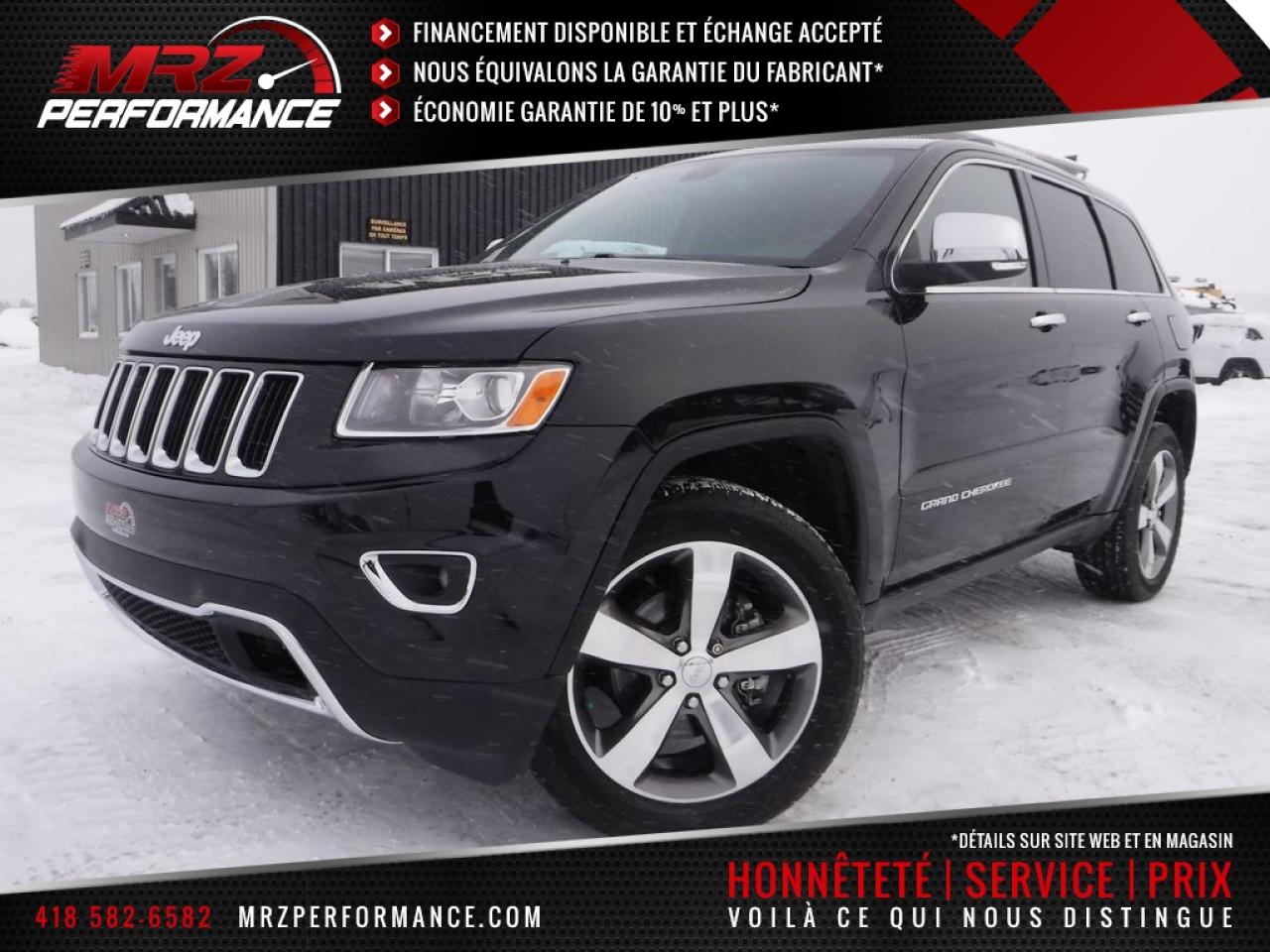 Used 2014 Jeep Grand Cherokee Ltd Cuir Toit Gps for sale in St-Gédéon-De-Beauce, QC