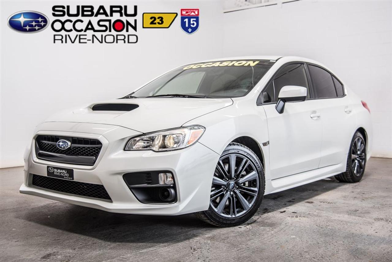 <a href=https://www.subarurivenord.com/occasion/Subaru-WRX-2017.html>https://www.subarurivenord.com/occasion/Subaru-WRX-2017.html</a>

BAS KILO! INSPECTÉ EN 152 POINTS par des techniciens Subaru. Programme « Véhicules dOccasion Certifiés » disponible. Conditions en succursale.LOW KILO! 152-POINTS INSPECTION from factory-trained Subaru technicians. « Subaru Certified Pre-Owned Vehicles Program » available. Conditions in store.2017 Subaru WRX. Manuelle, Bluetooth, Caméra de recul, Intérieur en tissus, Jantes en alliage, Sièges chauffants, Air climatisé, Régulateur de vitesse, Groupe électrique, Lecteur CD/MP3/AUX/USB/Sirius/XM, Anti-patinage, Bien équipé et propre! Kilométrage vérifié. Balance de garantie valide jusquau 8 avril 2022 ou 100 000 km. Garantie supplémentaire disponible. Mécanique et esthétique WOW! Conditions en succursale!2017 Subaru WRX. Manuel, Bluetooth, Back-up camera, Fabric interior, Alloy wheels, Heated seats, Air conditioning, Cruise Control, PowerGroup, CD/MP3/AUX/USB/Sirius/XM, Traction control, Well equiped and clean! Verified mileage. Warranty valid until April 8th, 2022 or 100 000km. Additional warranty available. Mechanically and aesthetically WOW! Conditions in store!LE PLUS GROS INVENTAIRE DE SUBARU DOCCASION AU CANADA!! NOS HAUTS STANDARDS DE QUALITÉ, LE PLUS GRAND CHOIX AU PAYS, LE MEILLEUR RAPPORT QUALITÉ/PRIX ET UNE APPROCHE SANS PRESSION FONT DE SUBARU RIVE-NORD UNE VALEUR SÛRE POUR LACHAT DE VOTRE PROCHAIN VÉHICULE DOCCASION.THE BIGGEST PRE-OWNED SUBARU INVENTORY IN CANADA!!OUR HIGH QUALITY STANDARDS, THE BIGGEST INVENTORY TO CHOOSE FROM IN THE COUNTRY, THE BEST QUALITY/PRICE, AND OUR NO PRESSURE APPROACH, MAKES SUBARU RIVE-NORD A SURE BET FOR THE PURCHASE OF YOUR NEXT PRE-OWNED VEHICLE.Pourquoi acheter toute autre marque quand on peut profiter de la fiabilité et de lincroyable traction intégrale (AWD 4x4) dun Subaru Impreza!!! WWW.SUBARURIVENORD.COM Why buy any other brand when you can enjoy the incredible reliability and an AWD Subaru Impreza !! WWW.SUBARURIVENORD.COM