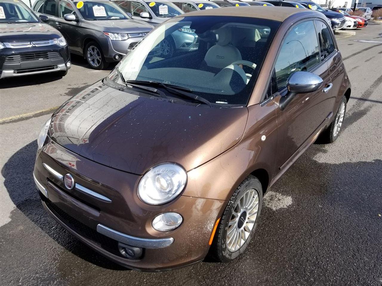 <a href=https://www.action-mitsubishi.com/occasion/Fiat-500-2012.html>https://www.action-mitsubishi.com/occasion/Fiat-500-2012.html</a>

JAMAIS ACCIDENTÉ! CABRIOLET, CONVERTIBLE, Régulateur de Vitesse, AIR CLIMATISÉ, Jantes en Alliage, SIÈGES EN CUIR, Radio AM/FM/CD/MP3/USB+Commandes Audios au Volant+Bluetooth, DÉMARRAGE SANS CLEF, Phares Hautes Intensités et Phares Antibrouillards, SHERLOCK, Portes et Vitres Électriques, MIROIRS ÉLECTRIQUES ET CHAUFFANTS, Télé-Déverouillage ET BIEN PLUS+++APPELEZ-NOUS/ CALL US: (450) 443-7330. DE PARTOUT AU CANADA SANS FRAIS/ ANYWHERE IN CANADA FREE OF CHARGE: 1-877-820-2602 VENEZ en faire LESSAI chez ACTION MITSUBISHI à ST-HUBERT (LONGUEUIL), EN MONTÉRÉGIE, SUR LA RIVE-SUD DE MONTRÉAL. Que ce soit pour un véhicule utilitaire sport, une mini-fourgonnette, un camion, une convertible (décapotable), une berline, une voiture sport, un coupé 2 portes, un pick-up ou tout autre véhicule, si nous lavons pas en inventaire et bien nous le trouverons pour vous, et ce au meilleur prix du marché comme toujours !!! Tous nos véhicules sont inspectés, réparés et certifiés CARPROOF. Nous offrons aussi les meilleurs taux dintérêts disponible et 100% dapprobation! Notre service après vente axé sur la satisfaction de nos clients, la qualité de notre personnel, notre transparence et notre professionnalisme ne sont la que 4 autres bonnes raisons de nous faire confiance! Nous déservons les villes de Beloeil à Longueuil, De Chambly à St-Bruno, De St-Basile à Marieville, De Richelieu à St-Mathias, De Mont-St-Hilaire à Carignan, Le plus gros centre de véhicules doccasion Mitsubishi sur la rive sud de Montréal, à 5 minutes du PONT CHAMPLAIN et JACQUES-CARTIER. Merci de toute léquipe dACTION MITSUBISHI !!! www.action-mitsubishi.com NOUS PRENONS EN ÉCHANGE TOUTES LES MARQUES COMME ACURA, AUDI, BMW, CADILLAC CHEVROLET, CHRYSLER, DODGE, FIAT, GMC, HONDA, HYUNDAI, JAGUAR, JEEP, KIA, LAND ROVER, MAZDA, MERCEDEZ, NISSAN, SCION, TOYOTA, VOLKSWAGEN ET AUTRE. NOUS PRENONS AUSSI EN ÉCHANGE TOUS LES MODÈLES TELS QUE CIVIC, COROLLA, CRUZE, C250, C300, 350, DART, ELANTRA, FORTE, FOCUS, FRS, GOLF, KOUP, MAZDA 3, SENTRA, TC, 128I, 135I ET AUTRES. Au plaisir de vous servir !!Come and test drive your next vehicle at ACTION MITSUBISHI in ST HUBERT, on the SOUTH SHORE of MONTREAL. We have the largest inventory of used Mitsubishi vehicles on the South Shore of Montreal . We are located 5 minutes from CHAMPLAIN AND JACQUES-CARTIER BRIDGE. If you do not see what you are looking for in our inventory, let us know and we will find it for you at the cheapest price possible, AS USUAL! All our cars are INSPECTED, REPAIRED and CARPROOF Certified. We offer the best interest rate available and have a 100% approval rate! We trade in every brand and model. Please visit us on www.action-mitsubishi.com and on behalf of Action Mitsubishi, thank you for browsing our vehicles.