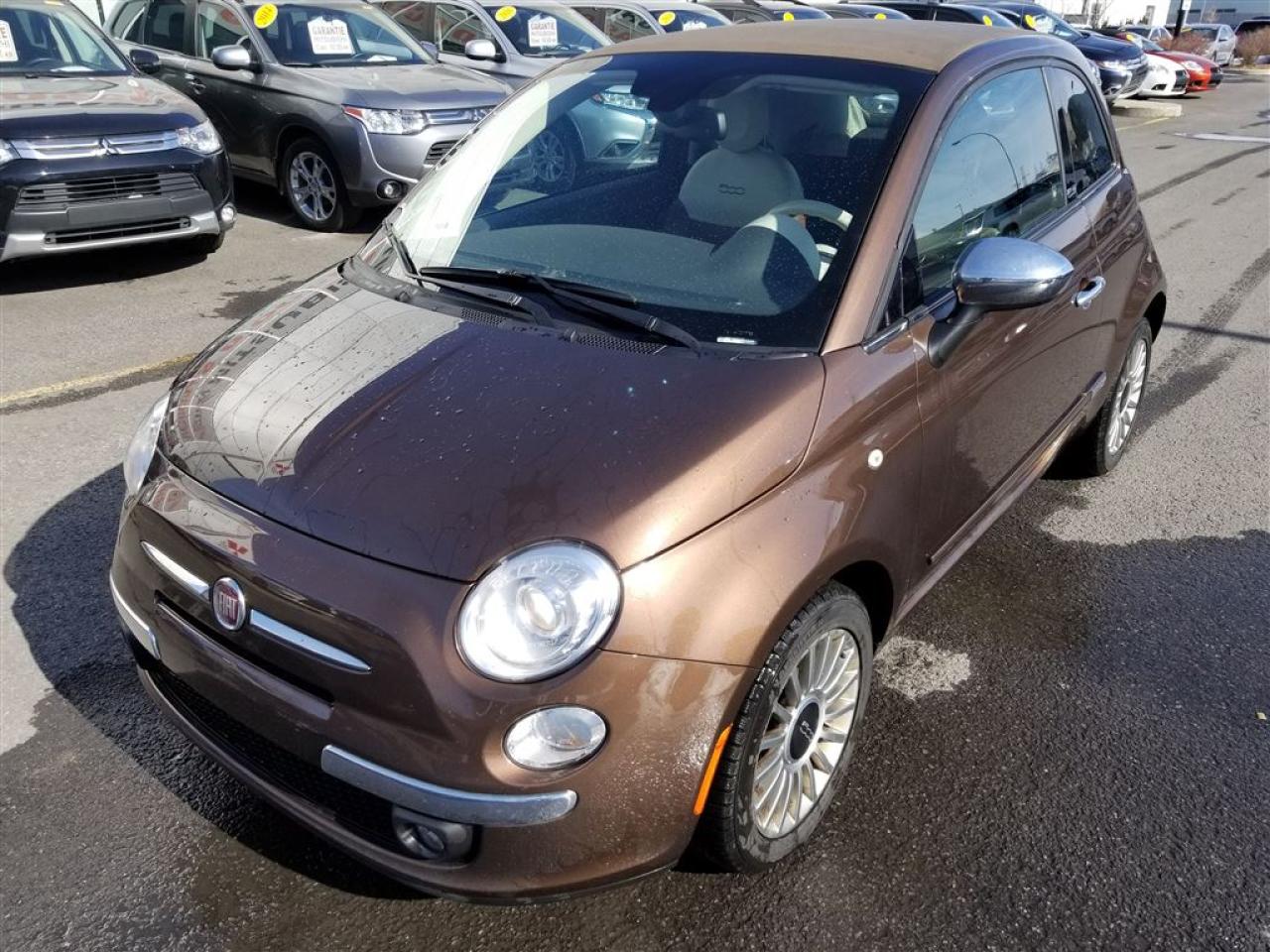Used 2012 Fiat 500 Lounge Cabriolet for sale in St-Hubert, QC