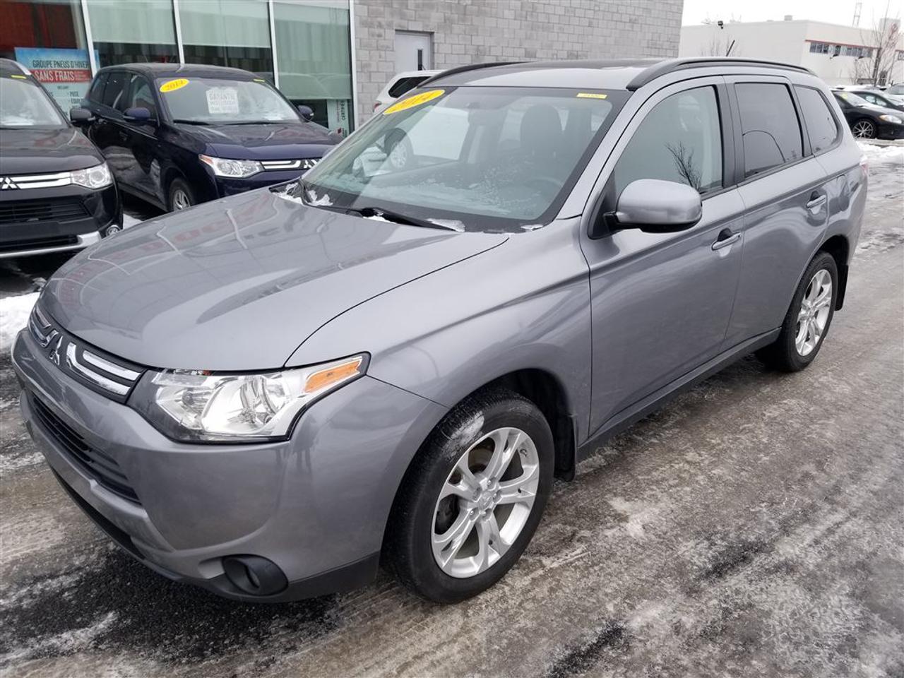<a href=https://www.action-mitsubishi.com/occasion/Mitsubishi-Outlander-2014.html>https://www.action-mitsubishi.com/occasion/Mitsubishi-Outlander-2014.html</a>

BALANCE DE GARANTIE 10ANS/160 000KM* 4 ROUES MOTRICES, Phares Antibrouillards, AIR CLIMATISÉ Toit ouvrant, CUIR, Régulateur de Vitesse, SIÈGES CHAUFFANTS, Caméra de recul, RADIO AM/FM/CD/MP3/USB/MP3 + COMMANDES AUDIO AU VOLANT + BLUETOOTH, JANTES EN ALLIAGE, Miroirs Électriques et Chauffants, VITRES ÉLECTRIQUES ET TEINTÉES, Essuie-glaces Intermittents, LONGERONS, Télé-Déverrouillage ET BIEN PLUS +++ À NE PAS MANQUER !!!     **OUVERT LE SAMEDI/OPEN SATURDAY**          APPELEZ-NOUS/ CALL US: (450) 443-7330. DE PARTOUT AU CANADA SANS FRAIS/ ANYWHERE IN CANADA FREE OF CHARGE: 1-877-820-2602 VENEZ en faire LESSAI chez ACTION MITSUBISHI à ST-HUBERT (LONGUEUIL), EN MONTÉRÉGIE, SUR LA RIVE-SUD DE MONTRÉAL.     Que ce soit pour un véhicule utilitaire sport, une mini-fourgonnette, un camion, une convertible (décapotable), une berline, une voiture sport, un coupé 2 portes, un pick-up ou tout autre véhicule, si nous lavons pas en inventaire et bien nous le trouverons pour vous, et ce au meilleur prix du marché comme toujours !!!     Tous nos véhicules sont inspectés, réparés et certifiés CARPROOF. Nous offrons aussi les meilleurs taux dintérêts disponible et 100% dapprobation! Notre service après vente axé sur la satisfaction de nos clients, la qualité de notre personnel, notre transparence et notre professionnalisme ne sont la que 4 autres bonnes raisons de nous faire confiance!     Nous déservons les villes de Beloeil à Longueuil, De Chambly à St-Bruno, De St-Basile à Marieville, De Richelieu à St-Mathias, De Mont-St-Hilaire à Carignan, Le plus gros centre de véhicules doccasion Mitsubishi sur la rive sud de Montréal, à 5 minutes du PONT CHAMPLAIN et JACQUES-CARTIER. Merci de toute léquipe dACTION MITSUBISHI !!! www.action-mitsubishi.com     NOUS PRENONS EN ÉCHANGE TOUTES LES MARQUES COMME ACURA, AUDI, BMW, CADILLAC CHEVROLET, CHRYSLER, DODGE, FIAT, GMC, HONDA, HYUNDAI, JAGUAR, JEEP, KIA, LAND ROVER, MAZDA, MERCEDEZ, NISSAN, SCION, TOYOTA, VOLKSWAGEN ET AUTRE. NOUS PRENONS AUSSI EN ÉCHANGE TOUS LES MODÈLES TELS QUE CIVIC, COROLLA, CRUZE, C250, C300, 350, DART, ELANTRA, FORTE, FOCUS, FRS, GOLF, KOUP, MAZDA 3, SENTRA, TC, 128I, 135I ET AUTRES. Au plaisir de vous servir !!        Come and test drive your next vehicle at ACTION MITSUBISHI in ST HUBERT, on the SOUTH SHORE of MONTREAL. We have the largest inventory of used Mitsubishi vehicles on the South Shore of Montreal . We are located 5 minutes from CHAMPLAIN AND JACQUES-CARTIER BRIDGE. If you do not see what you are looking for in our inventory, let us know and we will find it for you at the cheapest price possible, AS USUAL!     All our cars are INSPECTED, REPAIRED and CARPROOF Certified. We offer the best interest rate available and have a 100% approval rate!     We trade in every brand and model. Please visit us on www.action-mitsubishi.com and on behalf of Action Mitsubishi, thank you for browsing our vehicles.