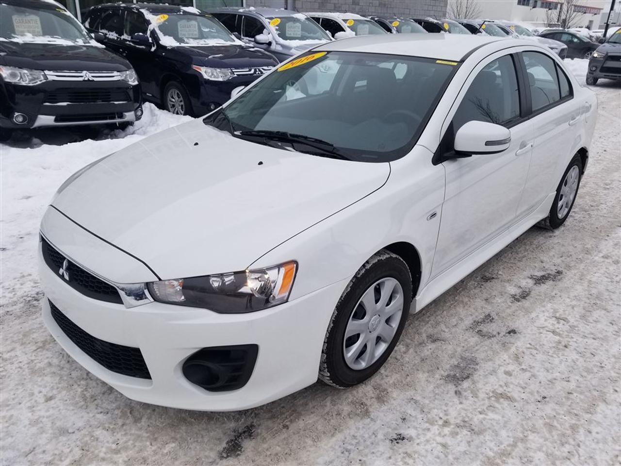 <a href=https://www.action-mitsubishi.com/occasion/Mitsubishi-Lancer-2016.html>https://www.action-mitsubishi.com/occasion/Mitsubishi-Lancer-2016.html</a>

BALANCE DE GARANTIE 10ANS/160000KM! UNE SEULE PROPRIÉTAIRE! AIR CLIMATISÉ, Sièges Chauffants, RÉGULATEUR DE VITESSE, Radio AM/FM/CD/MP3/USB+Commandes Audios au Volant+Bluetooth, VITRES ET PORTES ÉLECTRIQUES, Miroirs Électriques et Chauffants, ANTIPATINAGE, Télé-Déverrouillage ET BIEN PLUS+++**OUVERT LE SAMEDI/OPEN SATURDAY**          BALANCE OF WARRANTY 10YRS/160,000KM! ONE OWNER! AC, Heated seats, CRUISE CONTROL, Radio AM/FM/CD/MP3/USB+AUDIO CONTROL ON STEERING WHEEL + BLUETOOTH, POWER WINDOWS AND DOORS, Heated Power Mirrors, anti skidding, central lock with remote and MUCH MUCH MORE+++        APPELEZ-NOUS/ CALL US: (450) 443-7330. DE PARTOUT AU CANADA SANS FRAIS/ ANYWHERE IN CANADA FREE OF CHARGE: 1-877-820-2602 VENEZ en faire LESSAI chez ACTION MITSUBISHI à ST-HUBERT (LONGUEUIL), EN MONTÉRÉGIE, SUR LA RIVE-SUD DE MONTRÉAL.     Que ce soit pour un véhicule utilitaire sport, une mini-fourgonnette, un camion, une convertible (décapotable), une berline, une voiture sport, un coupé 2 portes, un pick-up ou tout autre véhicule, si nous lavons pas en inventaire et bien nous le trouverons pour vous, et ce au meilleur prix du marché comme toujours !!!     Tous nos véhicules sont inspectés, réparés et certifiés CARPROOF. Nous offrons aussi les meilleurs taux dintérêts disponible et 100% dapprobation! Notre service après vente axé sur la satisfaction de nos clients, la qualité de notre personnel, notre transparence et notre professionnalisme ne sont la que 4 autres bonnes raisons de nous faire confiance!     Nous déservons les villes de Beloeil à Longueuil, De Chambly à St-Bruno, De St-Basile à Marieville, De Richelieu à St-Mathias, De Mont-St-Hilaire à Carignan, Le plus gros centre de véhicules doccasion Mitsubishi sur la rive sud de Montréal, à 5 minutes du PONT CHAMPLAIN et JACQUES-CARTIER. Merci de toute léquipe dACTION MITSUBISHI !!! www.action-mitsubishi.com     NOUS PRENONS EN ÉCHANGE TOUTES LES MARQUES COMME ACURA, AUDI, BMW, CADILLAC CHEVROLET, CHRYSLER, DODGE, FIAT, GMC, HONDA, HYUNDAI, JAGUAR, JEEP, KIA, LAND ROVER, MAZDA, MERCEDEZ, NISSAN, SCION, TOYOTA, VOLKSWAGEN ET AUTRE. NOUS PRENONS AUSSI EN ÉCHANGE TOUS LES MODÈLES TELS QUE CIVIC, COROLLA, CRUZE, C250, C300, 350, DART, ELANTRA, FORTE, FOCUS, FRS, GOLF, KOUP, MAZDA 3, SENTRA, TC, 128I, 135I ET AUTRES. Au plaisir de vous servir !!        Come and test drive your next vehicle at ACTION MITSUBISHI in ST HUBERT, on the SOUTH SHORE of MONTREAL. We have the largest inventory of used Mitsubishi vehicles on the South Shore of Montreal . We are located 5 minutes from CHAMPLAIN AND JACQUES-CARTIER BRIDGE. If you do not see what you are looking for in our inventory, let us know and we will find it for you at the cheapest price possible, AS USUAL!     All our cars are INSPECTED, REPAIRED and CARPROOF Certified. We offer the best interest rate available and have a 100% approval rate!     We trade in every brand and model. Please visit us on www.action-mitsubishi.com and on behalf of Action Mitsubishi, thank you for browsing our vehicles.