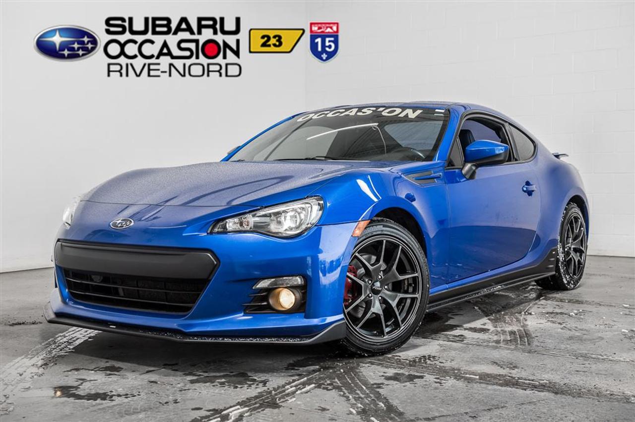 <a href=https://www.subarurivenord.com/occasion/Subaru-BRZ-2015.html>https://www.subarurivenord.com/occasion/Subaru-BRZ-2015.html</a>

JAMAIS ACCIDENTÉ! INSPECTÉ EN 152 POINTS par des techniciens Subaru. Programme « Véhicules dOccasion Certifiés » disponible. Conditions en succursale.    ACCIDENT FREE!. 152-POINTS INSPECTION from factory-trained Subaru technicians. « Subaru Certified Pre-Owned Vehicles Program » available. Conditions in store.      2015 Subaru BRZ Sport Teck Aozora. Manuelle, Système de navigation, Bluetooth, Intérieur en cuir et suède , Jantes en alliage, Phares antibrouillards, Aileron, Sièges chauffants, Climatisation bi-zones, Régulateur de vitesse, Groupe électrique, Lecteur CD/MP3/AUX/USB/Sirius/XM, Anti-patinage, Tout équipé et Comme neuf! Kilométrage vérifié. Balance de garantie valide jusquau 25 juillet 2019 ou 100 000 km. Garantie supplémentaire disponible. Mécanique et esthétique WOW! Conditions en succursale!    2015 Subaru BRZ Sport Teck Aozora. Manual, Navigation system, Bluetooth, Leather interior, Alloy wheels, Fog lights, Spoiler, Heated seats, Bi-zones Air conditioning, Cruise Control, PowerGroup, CD/MP3/AUX/USB/SiriusXM, Traction control, Fully equipped and Like new! Verified mileage. Warranty valid until July 25th, 2019 or 100000km. Additional warranty available. Mechanically and aesthetically WOW! Conditions in store!      LE PLUS GROS INVENTAIRE DE SUBARU DOCCASION AU CANADA!!   NOS HAUTS STANDARDS DE QUALITÉ, LE PLUS GRAND CHOIX AU PAYS, LE MEILLEUR RAPPORT QUALITÉ/PRIX ET UNE APPROCHE SANS PRESSION FONT DE SUBARU RIVE-NORD UNE VALEUR SÛRE POUR LACHAT DE VOTRE PROCHAIN VÉHICULE DOCCASION.    THE BIGGEST PRE-OWNED SUBARU INVENTORY IN CANADA!!  OUR HIGH QUALITY STANDARDS, THE BIGGEST INVENTORY TO CHOSSE FROM IN THE COUNTRY, THE BEST QUALITY/PRICE, AND OUR NO PRESSURE APPROACH, MAKES SUBARU RIVE-NORD A SHURE BET FOR THE PURCHASE OF YOUR NEXT PRE-OWNED VEHICLE.    Pourquoi acheter toute autre marque quand on peut profiter de la fiabilité et de lincroyable conduite sportive dun Subaru BRZ!!! WWW.SUBARURIVENORD.COM    Why buy any other brand when you can enjoy the incredible reliability and performance driving of a Subaru BRZ!!! WWW.SUBARURIVENORD.COM