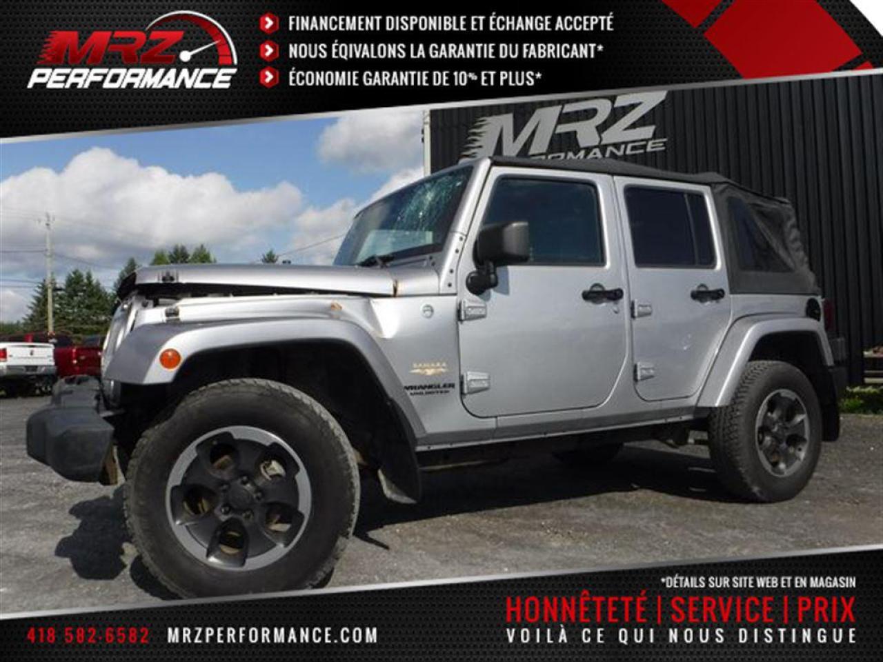 Used 2014 Jeep Wrangler Sahara Awd for sale in St-Gédéon-De-Beauce, QC
