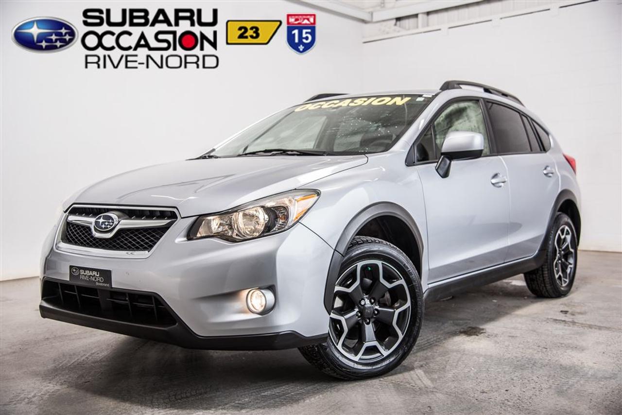<a href=https://www.subarurivenord.com/occasion/Subaru-XV_Crosstrek-2014.html>https://www.subarurivenord.com/occasion/Subaru-XV_Crosstrek-2014.html</a>

Un seul propriétaire! Repris en échange dun de nos clients, ne provient pas de lencan. INSPECTÉ EN 152 POINTS par des techniciens Subaru. Programme « Véhicules dOccasion Certifiés » disponible. Conditions en succursale.    One owner! Trade in, not an auction vehicle. 152-POINTS INSPECTION from factory-trained Subaru technicians. « Subaru Certified Pre-Owned Vehicles Program » available. Conditions in store.    2014 Subaru XV Crosstrek Touring. Automatique, Bluetooth, Intérieur en tissus, Jantes en alliage, Phares antibrouillards, Sièges chauffants, Air climatisé, Régulateur de vitesse, Groupe électrique, Lecteur CD/MP3/AUX/USB, Anti-patinage, Bien équipé et propre! Kilométrage vérifié. Balance de garantie valide jusquau 21 mai 2019 ou 100 000 km. Garantie supplémentaire disponible. Mécanique et esthétique WOW! Conditions en succursale!    2014 Subaru XV Crosstrek Touring. Automatic, Bluetooth, Fabric interior, Alloy wheels, Fog lights, Heated seats, Air conditioning, Cruise Control, PowerGroup, CD/MP3/AUX/USB, Traction control, Well equiped and clean! Verified mileage. Warranty valid until May 21th, 2019 or 100 000km. Additional warranty available. Mechanically and aesthetically WOW! Conditions in store!    LE PLUS GROS INVENTAIRE DE SUBARU DOCCASION AU CANADA!!   NOS HAUTS STANDARDS DE QUALITÉ, LE PLUS GRAND CHOIX AU PAYS, LE MEILLEUR RAPPORT QUALITÉ/PRIX ET UNE APPROCHE SANS PRESSION FONT DE SUBARU RIVE-NORD UNE VALEUR SÛRE POUR LACHAT DE VOTRE PROCHAIN VÉHICULE DOCCASION.    THE BIGGEST PRE-OWNED SUBARU INVENTORY IN CANADA!!  OUR HIGH QUALITY STANDARDS, THE BIGGEST INVENTORY TO CHOSSE FROM IN THE COUNTRY, THE BEST QUALITY/PRICE, AND OUR NO PRESSURE APPROACH, MAKES SUBARU RIVE-NORD A SHURE BET FOR THE PURCHASE OF YOUR NEXT PRE-OWNED VEHICLE.    Pourquoi acheter toute autre marque quand on peut profiter de la fiabilité et de lincroyable traction intégrale (AWD 4x4) dun Subaru Crosstrek!!! WWW.SUBARURIVENORD.COM    Why buy any other brand when you can enjoy the reliability and the incredible AWD of a Subaru Crosstrek!!! WWW.SUBARURIVENORD.COM