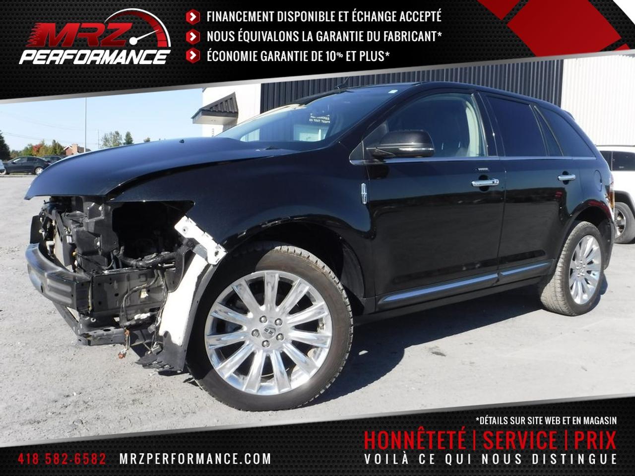<a href=https://www.autoaubaine.com/Lincoln-MKX-c6919761.html>https://www.autoaubaine.com/Lincoln-MKX-c6919761.html</a>

** GARANTIE 3ans/60 000km sur lensemble du véhicule et 5ans/100 000km moto-propulseur à partir de la dms si remis à neuf chez MRZ ou 5ans/100 000km moto-propulseur seulement à partir de la dms si acheté endommagé ** ÉCONOMIE GARANTIE DE 10% et même plus dans la majorité des cas! ** Service inégalé - Financement avantageux - Échanges acceptés - On équivaut la garantie dorigine! ** Cest LENGAGEMENT MRZ - découvrez en tous les avantages au www.MRZPERFORMANCE.com et en magasin **

Lincoln MKX Limited AWD 2015 Noir métallique avec intérieur en cuir noir, un des plus beau choix de couleur disponible. VUS de luxe très en demande avec un très bas kilométrage et tout équipé, Cuir, Toit, GPS, Caméra de recul, Mags 20 et encore plus. Extra clean! Faites vite il ne restera pas longtemps disponible! - * Visitez le WWW.MRZPERFORMANCE.COM pour tous les détails et beaucoup plus de photos! * - Moteur V6 3.7l très puissant de 305HP avec transmission automatique 6 vitesses. Traction intégrale AWD - Comme neuf - Très bas kilométrage, seulement 35 800km! Modèle de VUS très classe et absolument tout équipé!! Intérieur en cuir noir - Sièges électriques, chauffants et climatisés - Toit ouvrant panoramique - Système de navigation GPS avec grosse écran tactile - A/C bi-zone - Key less entry pad - MY LINCOLN TOUCH - Sirius - Système de son THX avec sub - Moniteur dangle mort - Lecteur CD/MP3 - Vitres électriques - Shifter au volant - Miroirs électriques et chauffants - Aileron - Superbe Mags 20 avec Pneus Pirelli en bonne condition!! - Vitres teintés - Fog lights - Grille avant chrome - SYNC - Commandes au volant - Bluetooth - Caméra de recul - Sièges arrières chauffants - Volant chauffant - AWD - 1 Clé intelligente avec Démarreur OEM - Hayon a ouverture électrique - Cruise - Wiper intermittent - Push to start (démarrage) - Prise 12V - Prise USB - Télécommande porte garage - Lumière XÉNON - Sensor de recul - etc!! Accidenté légèrement à lavant seulement du véhicule. Impact a eu lieu directement dans le mou en avant. Pour la réparation, Besoin du Parebrise, Aile avec Fausse aile avant droit, Mag et Pneu avant droit, Longeron supérieur avant droit, Hood, Réserve antigel, Support radiateur, Boitier filtre air, Grille avant assemblé, 2X Lumières avant, 2X Fogs, Couvert bumper avant assemblé et de quelques plastiques de finitions. A réparé: Poteau parebrise droit (léger), Porte avant gauche (prune), Aile avant gauche et le Bumper arrière (grafignes). Le Mag arrière droit est grafigné. Le Ballon du volant ainsi que la Ceinture avant gauche sont déployées (très abordable chez le dealer). Tous les autres ballons et ceintures sont intacts. La Suspension assemblée avant droit a été changé lors de larrivée du véhicule sur place. Les Pointes de frame avant semble intact avec le Renfort avant (toujours mieux de vérifier tout de même). Tous les Radiateurs semble pleins et intacts. Nous pouvons vous fournir les pièces nécessaires à la réparation de ce véhicule à prix très compétitif. Disponible tel quel ou réparé par des professionnels et inspecté par la SAAQ - Ne manquer pas la chance de vous procurez ce superbe MKX pour une fraction du prix dun usagé!! Une véritable perle à ne pas manquer!! ÉTAT NEUF!! Impossible davoir meilleur qualité prix chez la compétition!! Venez le voir il en vaut le détour!! - VGA CANADIEN / SALVAGE TITLE - PLUSIEURS AUTRES VUS / MULTI-SEGMENT EN STOCK!!! Venez nous voir ou allez visiter notre site internet pour plus dinformations! *** Achetez en toute tranquillité car nous sommes membres AMVOQ! Automobiles MRZ, la référence dans laccidenté léger au Québec! WE SPEAK ENGLISH PLEASE CONTACT US - MRZ IS THE VEHICLE CAR EXPORT AND IMPORT SPECIALIST - USA - AFRICA - MIDDLE EAST - EUROPE - MRZ EST LE SPÉCIALISTE EN EXPORTATION et IMPORTATION DE VÉHICULES - USA - AFRIQUE - EUROPE - PROCHE ORIENT Visitez-nous aussi sur Facebook. Merci!
