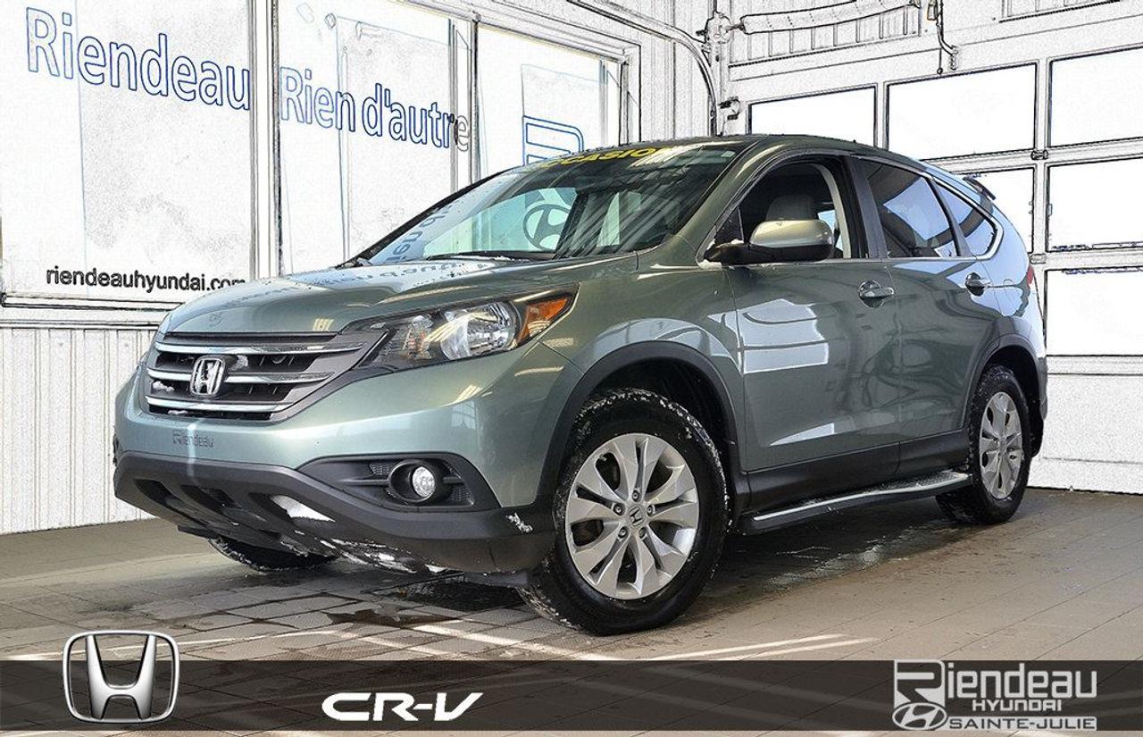 <a href=https://www.riendeauhyundai.com/occasion/Honda-CRV-2012.html>https://www.riendeauhyundai.com/occasion/Honda-CRV-2012.html</a>

**UN SEUL PROPRIÉTAIRE**JAMAIS ACCIDENTÉ** CAMÉRA DE RECUL, CLIMATISEUR DOUBLE ZONE, AWD, MAIN LIBRE BLUETOOTH,SIÈGES CHAUFFANTS, MAGS, RÉGULATEUR DE VITESSE, VITRES ET PORTIÈRES ÉLECTRIQUES, MARCHEPIEDS, PHARES ANTIBROUILLARD, PRISE USB/AUXILIAIRE, VITRES TEINTÉES...rabais au financement de 490$ inclus dans le prix affiché!!!  RIENDEAU HYUNDAI  Un concessionnaire établi depuis 1993 ayant vue 3 générations.   Ouvert le samedi de 10h à 16h  Rejoignez-nous en tout temps au 514-709-2886.   Vous manquez de temps pour venir nous visiter? Laissez-nous le savoir et profitez de notre service de visite à domicile ou au travail selon votre horaire!   Sachez que tous nos véhicules sont inspectés par nos techniciens certifiés Hyundai et quun rapport Carproof est disponible en tout temps sur demande.   Venez faire lexpérience Riendeau Hyundai et choisissez parmi notre vaste inventaire de véhicules doccasion avec des taux certifiés à partir de 2.9% et demandez à propos de nos promotions sur nos pneus dhivers.   À proximité de Montréal, Longueuil, Brossard, St-Hubert, St-Hyacinthe, Drummondville, Saint-Basile-le-Grand, Boucherville, Varennes et Chambly. Venez constatez pourquoi tant de clients choisissent Riendeau Hyundai et rien dautre.   ================================================================  A dealer establish since 1993 and with 3 generations.   Open on Saturday from 10h to 16h.   Call us anytime at 514-709-2886.   Lacking time to visit us? Let us know and benefit of our home and office service following your schedule.   Know that our vehicles are inspected by our Hyundai certified technicians and that a Carproof report is available at anytime on demand.   Come meet the experience Riendeau Hyundai and chose within our massive inventory of used car with certified interest rate starting at 2.9% and ask us about our promotion on winter tires.  Close to Montreal, Longueuil, Brossard, St-Hubert, Ste-Hyacinthe, Drummondville, Saint-Basile-le-Grand, Boucherville, Varennes and Chambly. Let us show you why so many customer choose Riendeau Hyundai and nothing else!
