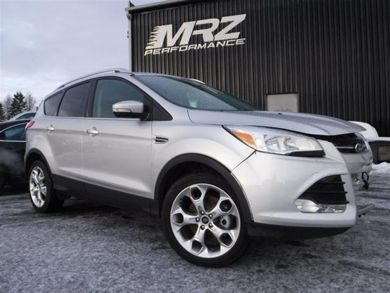 <a href=https://www.autoaubaine.com/Ford-Escape-c6541102.html>https://www.autoaubaine.com/Ford-Escape-c6541102.html</a>

** GARANTIE 3ans/60 000km sur lensemble du véhicule et 5ans/100 000km moto-propulseur à partir de la dms si remis à neuf chez MRZ ou 5ans/100 000km moto-propulseur seulement à partir de la dms si acheté endommagé ** ÉCONOMIE GARANTIE DE 10% et même plus dans la majorité des cas! ** Service inégalé - Financement avantageux - Échanges acceptés - On équivaut la garantie dorigine! ** Cest LENGAGEMENT MRZ - découvrez en tous les avantages au www.MRZPERFORMANCE.com et en magasin **

Ford Escape Titanium AWD 2015 **PAS VGA / NOT BRANDED TITLE** Gris métallique avec intérieur en cuir noir - ÉTAT NEUF SEUL. 1 589 KM -- a peine roulé hors du concessionnaire! - Modèle Titanium FULL FULL ÉQUIP! Cuir, Toit, GPS, 2.0l, etc... Le plus beau des Escape disponible chez Ford. Impossible de trouver un Escape Titanium PAS VGA avec un aussi bas kilométrage ailleurs, ça cest garantie! Tres facile a réparé sans se ruiner - * Visitez le WWW.MRZPERFORMANCE.COM pour tous détails et beaucoup plus de photos! * - Moteur 4 Cyl EcoBoost de 2.0l développant 240HP et 270 lbs/tq! TRÈS puissant pour la grosseur du véhicule! Transmission automatique 6 vitesses. Traction intégrale ( AWD ) - Très économique!! +/- 8.5 litres au 100km!! ÉTAT NEUF - Très bas kilométrage! Seulement 1589km. Full équip! Intérieur en cuir noir - Siège chauffants et électriques - Mags 19 avec pneus Continental comme neuf!! - Système de navigation GPS avec grosse écran tactile - Miroirs électriques et chauffant - Vitres teintées - Rack de toit - Aileron - Commande au volant - SYNC - Télécommande douverture porte de garage - A/C bi zones - MYKEY - MYFORD TOUCH -1 Clé intelligente avec Démarreur à distance OEM - Toit ouvrant panoramique - Sirius - Lecteur CD/MP3 - Cruise control - Fogs lamp - Vitres électriques - Wiper intermittent - Bluetooth - Push to start (démarrage), Hayon à commande électrique - Système audio SONY avec sub - Prise USB - Prise 12V/110V - Sensor de recul - Caméra de recul - Chauffe moteur - Keyless entry pad - Automatique avec mode manuel - Tapis caoutchouc dorigine - ETC! Accidenté léger à lavant du véhicule seulement. Pour la réparation, Besoin de la Moulure daile avec la Fausse aile avant gauche, 2X Lumières avant, Grille avant, Bumper avant assemblé, Support radiateur supérieur et inférieur, Radiateur, Condenseur, Fan, Intercooler, Hose A/C au condenseur, Fog gauche, Shutter, Ketch de hood et de quelques plastiques de finitions. A réparé: Aile avant droit, Mag avant gauche (égratigné) et les 2X Longerons avant sont a réparés. Loption du devant complet pourrait être à considérer pour la réparation de ce véhicule. Ce superbe Escape Titanium est présenté tel que nous lavons acheté, pas étiré et pas camouflé comme chez la compétition. Aucun camouflage de dommages sur nos véhicules! Impact a eu lieu directement dans le mou en avant. Toute la mécanique est intact et en parfaite état de marche. Aucun impact dans les roues. Nous pouvons vous fournir les pièces nécessaires à la réparation de ce véhicule à prix très compétitif. Disponible tel quel ou réparé par des professionnels et inspecté par la SAAQ - La Ceinture avant gauche est déployée. Tous les autres Ballons et les Ceintures sont intacts. Vraiment un très beau Escape Titanium 2015 comme neuf à ne pas laisser passé! Loccasion est unique. Il est tout simplement impeccable et vraiment tout équipé!! Ne manquer pas la chance de vous procurez ce très beau véhicule à une fraction du prix dun usagé. *** Véhicule Canadien ** PAS VGA / NOT BRANDED TITLE*** Pas de camouflage de dommages sur nos véhicules! PLUSIEURS AUTRES ESCAPE EN STOCK !!!! Venez nous voir ou allez visité notre site internet pour plus dinformations! *** Acheter en toute tranquilité car nous sommes membres AMVOQ! Automobiles MRZ, la référence dans laccidenté léger au Québec! WE SPEAK ENGLISH PLEASE CONTACT US - MRZ IS THE VEHICLE CAR EXPORT AND IMPORT SPECIALIST - USA - AFRICA - MIDDLE EAST - EUROPE - MRZ EST LE SPÉCIALISTE EN EXPORTATION et IMPORTATION DE VÉHICULES - USA - AFRIQUE - EUROPE - PROCHE ORIENT - Visitez-nous aussi sur Facebook - Merci!
