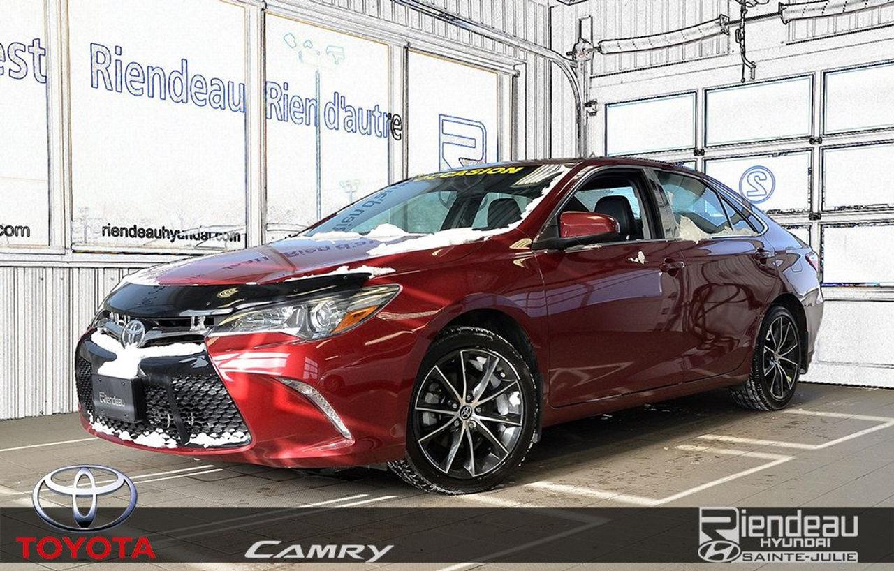<a href=https://www.riendeauhyundai.com/occasion/Toyota-Camry-2015.html>https://www.riendeauhyundai.com/occasion/Toyota-Camry-2015.html</a>

**JAMAIS ACCIDENTÉ**UN SEUL PROPRIÉTAIRE**IMPECCABLE** CLIMATISATION BIZONE, CAMÉRA DE RECUL, SIÈGES CHAUFFANTS, VITRES ET PORTIÈRES ÉLECTRIQUES, RÉGULATEUR DE VITESSE, MAGS, SYSTÈME DE NAVIGATION, RÉTROVISEURS ÉLECTRIQUES, SYSTÈME DE CLÉ INTELLIGENT, PHARES ANTIBROUILLARD...rabais au financement de 490$ inclus dans le prix affiché!!!        RIENDEAU HYUNDAI        Un concessionnaire établi depuis 1993 ayant vue 3 générations.         Ouvert le samedi de 10h à 16h    Rejoignez-nous en tout temps au 514-709-2886.         Vous manquez de temps pour venir nous visiter? Laissez-nous le savoir et profitez de notre service de visite à domicile ou au travail selon votre horaire!         Sachez que tous nos véhicules sont inspectés par nos techniciens certifiés Hyundai et quun rapport Carproof est disponible en tout temps sur demande.         Venez faire lexpérience Riendeau Hyundai et choisissez parmi notre vaste inventaire de véhicules doccasion avec des taux certifiés à partir de 2.9% et demandez à propos de nos promotions sur nos pneus dhivers.         À proximité de Montréal, Longueuil, Brossard, St-Hubert, St-Hyacinthe, Drummondville, Saint-Basile-le-Grand, Boucherville, Varennes et Chambly. Venez constatez pourquoi tant de clients choisissent Riendeau Hyundai et rien dautre.             ================================================================            A dealer establish since 1993 and with 3 generations.         Open on Saturday from 10h to 16h.     Call us anytime at 514-709-2886.         Lacking time to visit us? Let us know and benefit of our home and office service following your schedule.         Know that our vehicles are inspected by our Hyundai certified technicians and that a Carproof report is available at anytime on demand.         Come meet the experience Riendeau Hyundai and chose within our massive inventory of used car with certified interest rate starting at 2.9% and ask us about our promotion on winter tires.        Close to Montreal, Longueuil, Brossard, St-Hubert, Ste-Hyacinthe, Drummondville, Saint-Basile-le-Grand, Boucherville, Varennes and Chambly. Let us show you why so many customer choose Riendeau Hyundai and nothing else!