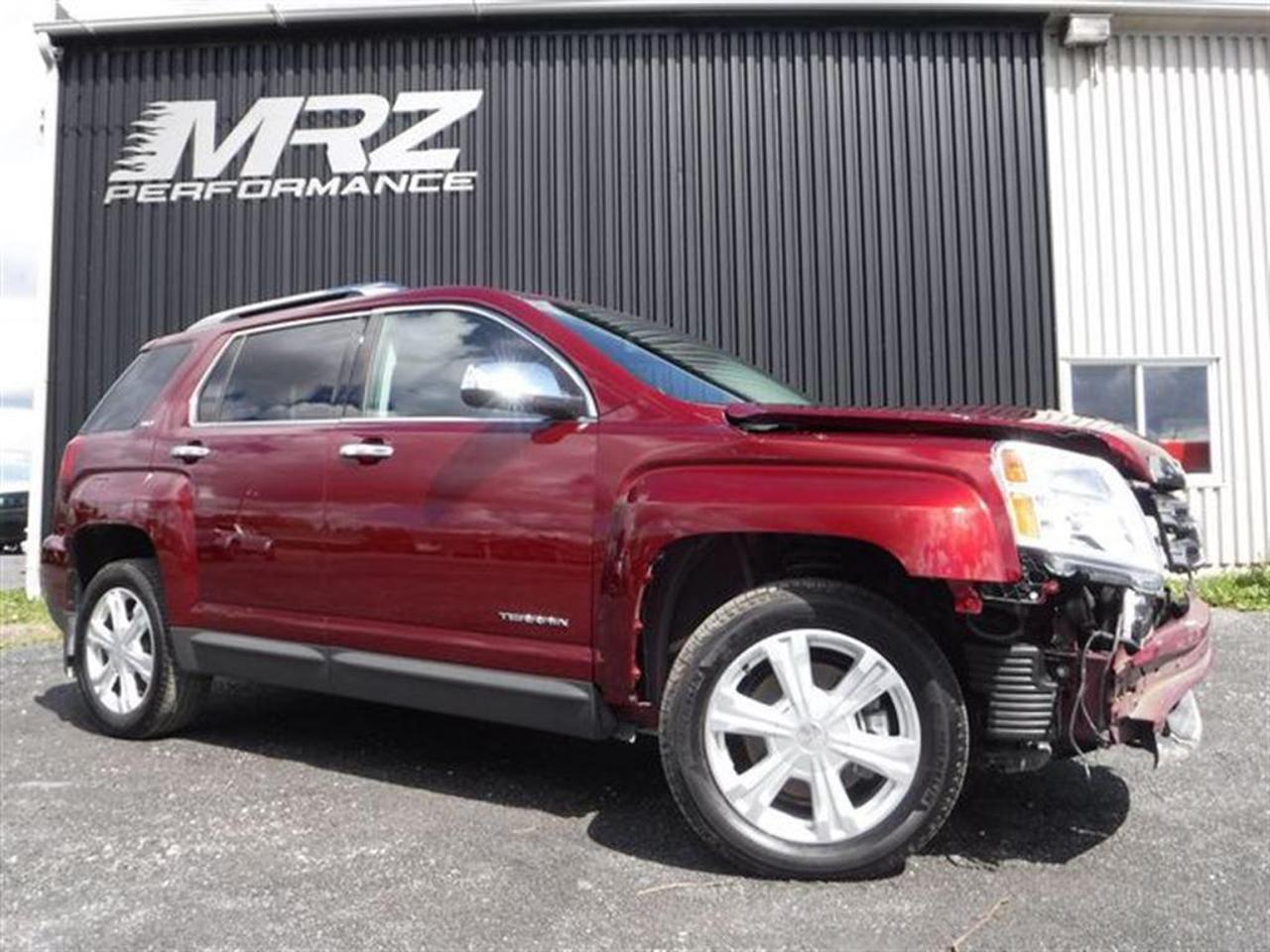 <a href=https://www.autoaubaine.com/GMC-Terrain-c6670693.html>https://www.autoaubaine.com/GMC-Terrain-c6670693.html</a>

** Garantie 3ans/60 000km sur lensemble du véhicule et 5ans/100 000km sur groupe moto-propulseur à partir de la dms ** ÉCONOMIE GARANTIE DE 10% et même plus dans la majorité des cas! ** Service inégalé - Financement avantageux - Échanges acceptés - On équivaut la garantie dorigine! ** Cest  LENGAGEMENT MRZ - découvrez en tous les avantages au www.MRZPERFORMANCE.com et en magasin **

** VÉHICULE EN RÉPARATION, DISPONIBLE SOUS PEU** DISPONIBILITÉ ET PRIX A CONFIRMER LORS DE LA MISE EN VENTE A LÉTAT RÉPARÉ - GMC Terrain SLT 2016 V6 AWD Rouge métallique avec lintérieur en cuir noir - NOUVEAU MODÈLE DE TERRAIN!! Superbe VUS tout équipé de A a Z - Un look unique qui fait tourner les têtes a tout coup - Impossible de trouver un plus beau Terrain sur le marché!! CARRÉMENT À LÉTAT NEUF avec seul. 12 100 km au compteur!! Faites vite très rare en version V6!!! - * Visitez le WWW.MRZPERFORMANCE.COM pour tous les détails et beaucoup plus de photos! * Moteur 6 cyl de 3.6l avec transmission automatique. VUS très fiable avec une mécanique sans reproche!! Traction intégrale ( AWD ) ÉTAT NEUF!! Très bas kilométrage, seulement 12 100km! Modèle SLT FULL ÉQUIP: Mags 18 avec Pneus Michelin comme neuf!! - Intérieur en cuir noir - Sièges avant électriques et chauffants - Caméra de recul - A/C - Vitres électriques - Miroirs électriques et chauffants - Système audio Pioneer avec sub - Commandes au volant - ONSTAR - Cruise control - Bluetooth - Tout électrique - Vitres teintées - Fog lights - Aileron - Wiper intermittent - Système navigation GPS avec grosse écran tactile - Radio XM - Prise 12V - Prise USB - Rack toit chrome - GMC Intellink - 1X Clé avec démarreur OEM - Garde boue - Blind spot alert - Toit ouvrant - Hayon à commande électrique - Télécommande porte garage - Poignée de porte et Miroirs chrome - Attelage de remorque - Sensor de recul - etc!! Cest vraiment un très beau Terrain tout équipé à voir absolument!  - Nous sommes fier de notre travail et CE VÉHICULE SERA IMPECCABLE à tout point de vue!! - Véhicule accidenté légèrement, réparé par des professionnels et inspecté par la SAAQ. Reconstruit / Rebuilt title - Véhicule Canadien - Très beau Terrain SLT très en demande!! Faites vite, il ne restera pas longtemps disponible ça cest sur!! TRÈS RARE SUR LE MARCHÉ EN VERSION V6!! *** PLUSIEURS AUTRES VUS EN STOCK!! Allez visiter notre site internet pour plus dinformations! Achetez en toute tranquillité car nous sommes membre AMVOQ! Automobiles MRZ la référence dans laccidenté léger au Québec!! WE SPEAK ENGLISH PLEASE CONTACT US - MRZ IS THE VEHICLE CAR EXPORT AND IMPORT SPECIALIST - USA - AFRICA - MIDDLE EAST - EUROPE - MRZ EST LE SPÉCIALISTE EN EXPORTATION et IMPORTATION DE VÉHICULES - USA - AFRIQUE - EUROPE - PROCHE ORIENT Visitez-nous aussi sur Facebook! Merci!