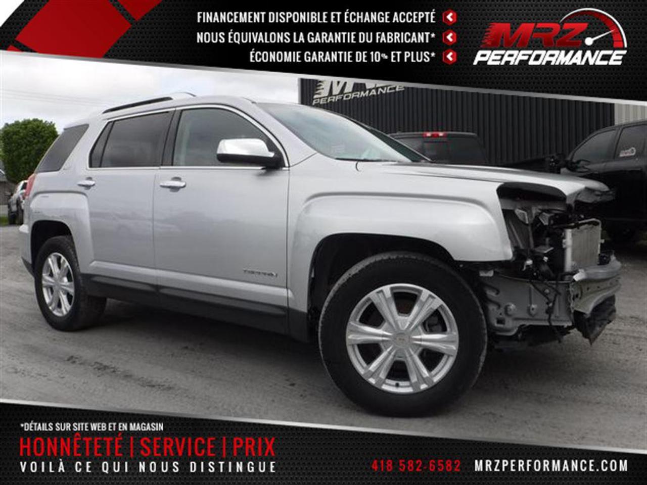 <a href=https://www.autoaubaine.com/GMC-Terrain-c6834926.html>https://www.autoaubaine.com/GMC-Terrain-c6834926.html</a>

** GARANTIE 3ans/60 000km sur lensemble du véhicule et 5ans/100 000km moto-propulseur à partir de la dms si remis à neuf chez MRZ ou 5ans/100 000km moto-propulseur seulement à partir de la dms si acheté endommagé ** ÉCONOMIE GARANTIE DE 10% et même plus dans la majorité des cas! ** Service inégalé - Financement avantageux - Échanges acceptés - On équivaut la garantie dorigine! ** Cest LENGAGEMENT MRZ - découvrez en tous les avantages au www.MRZPERFORMANCE.com et en magasin **

GMC Terrain SLT 2016 V6 AWD Gris métallique avec lintérieur en cuir noir - NOUVEAU MODÈLE DE TERRAIN!! Superbe Terrain tout équipé avec le Cuir, Caméra de recul, Système audio Pioneer, Mags 18 et jen passe!! - Un look unique qui fait tourner les têtes a tout coup - Impossible de trouver un plus beau Terrain sur le marché!! CARRÉMENT À LÉTAT NEUF!! Faites vite très rare en version V6!!! - * Visitez le WWW.MRZPERFORMANCE.COM pour tous les détails et beaucoup plus de photos! * Moteur 6 cyl de 3.6l avec transmission automatique. VUS très fiable avec une mécanique sans reproche!! Traction intégrale ( AWD ). ÉTAT NEUF!! Bas kilométrage, seulement 33 700km! Modèle SLT très bien équipé: Superbe Mags 18 - Intérieur en cuir noir - Sièges avant électriques et chauffants - Caméra de recul - A/C - Vitres électriques - Miroirs électriques et chauffants - Système audio Pioneer avec sub - Commandes au volant - ONSTAR - Cruise control - Bluetooth - Tout électrique - Vitres teintées - Aileron - Wiper intermittent - Centre Multimédia Intellink avec grosse écran tactile - Radio XM - Prise 12V - Prise USB - Rack toit chrome - 2X Clés avec démarreur OEM - Poignée de porte et Miroirs chrome - Attelage de remorque - Chauffe moteur - etc!! Cest vraiment un très beau Terrain tout équipé à voir absolument! Accidenté légèrement à lavant du véhicule seulement. Ce superbe GMC Terrain est présenté tel que nous lavons acheté, pas étiré et pas camouflé comme chez la compétition. Acheté en marche, run and drive, pas frappé dans les roues, tel quel. Aucun camouflage de dommages sur nos véhicules!--- Pour la réparation, Besoin seulement de lAile avec Fausse aile avant gauche, Résonateur filtre air, Grille avant, Bumper avant assemblé sauf le Renfort, Hood, 2X Lumières avant, Backing grille et de quelques plastiques de finitions. A réparé: Porte avant gauche (léger), Support radiateur supérieur (ou a changé) et la Porte arrière gauche (très léger). Le Radiateur les brackets sont cassées mais ne coule pas. Les 2X Longerons avant sont a réparés. Aucun camouflage de dommages sur nos véhicules! Toute la mécanique est intact et en parfaite état de marche. Aucun impact dans les roues, suspension et direction intact!! Tous les Ballons et les Ceintures sont intacts. Nous pouvons vous fournir les pièces nécessaires à la réparation de ce véhicule à prix très compétitif. Disponible tel quel ou réparé par des professionnels et inspecté par la SAAQ - Très facile à réparer!! Faites vous ce superbe Terrain NOUVEAU MODÈLE pour une fraction du prix dun usagé!! ** VGA CANADIEN / SALVAGE TITLE** Très beau Terrain SLT très en demande!! Très facilement réparable à faible coût!! Faites vite il ne restera pas longtemps disponible ça cest sur!! TRÈS RARE SUR LE MARCHÉ EN VERSION V6!! *** Pas de camouflage de dommages sur nos véhicules! *** PLUSIEURS AUTRES VUS EN STOCK!! Allez visiter notre site internet pour plus dinformations! Achetez en toute tranquillité car nous sommes membres AMVOQ! Automobiles MRZ la référence dans laccidenté léger au Québec!! WE SPEAK ENGLISH PLEASE CONTACT US - MRZ IS THE VEHICLE CAR EXPORT AND IMPORT SPECIALIST - USA - AFRICA - MIDDLE EAST - EUROPE - MRZ EST LE SPÉCIALISTE EN EXPORTATION et IMPORTATION DE VÉHICULES - USA - AFRIQUE - EUROPE - PROCHE ORIENT Visitez-nous aussi sur Facebook! Merci!