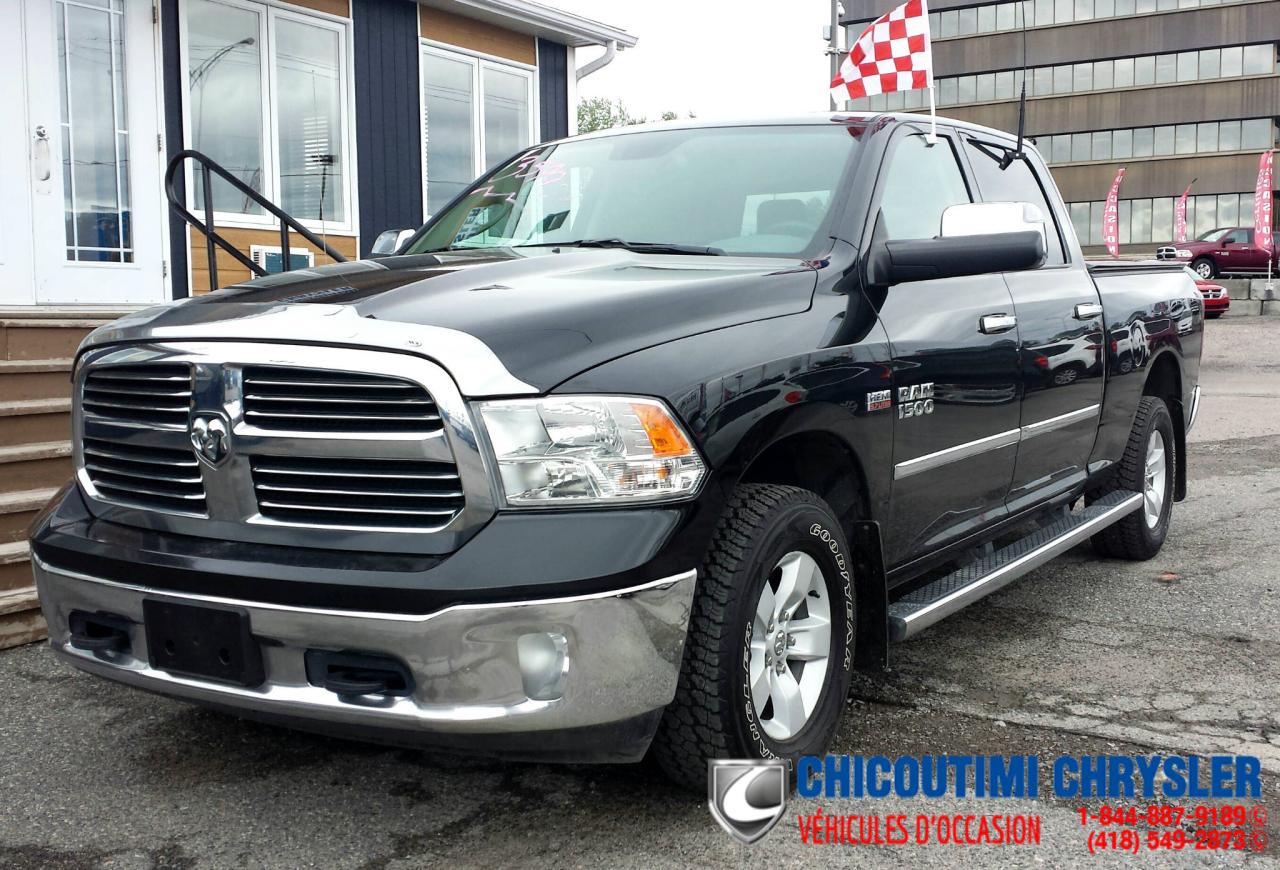 Used 2016 Ram 1500 Big Horn Crew cab 4x4 boite 6''4 Plan or for sale in Chicoutimi, QC