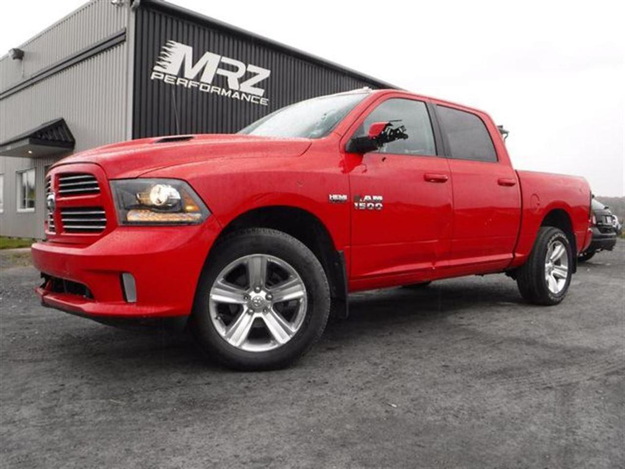 <a href=https://www.autoaubaine.com/Dodge-RAM 1500-c6489672.html>https://www.autoaubaine.com/Dodge-RAM 1500-c6489672.html</a>

** Garantie 5ans/100 000km sur groupe moto-propulseur à partir de la dms et MRZ ajoute 3mois/5000km sur lensemble (3ans dorigine étant terminé)  ** ÉCONOMIE GARANTIE DE 10% et même plus dans la majorité des cas! ** Service inégalé - Financement avantageux - Échanges acceptés - On équivaut la garantie dorigine! ** Cest  LENGAGEMENT MRZ - découvrez en tous les avantages au www.MRZPERFORMANCE.com et en magasin **

** VÉHICULE EN RÉPARATION, DISPONIBLE SOUS PEU** DISPONIBILITÉ ET PRIX A CONFIRMER LORS DE LA MISE EN VENTE A LÉTAT RÉPARÉ ** Dodge Ram 1500 SPORT R/T 4X4 2013 Rouge avec intérieur en cuir/tissu noir - Crewcab avec boite de 5.5pi - Vraiment un autre beau Ram dans notre cours - Superbe couleur!! - Un superbe camion à ne pas manquer! * Visitez le WWW.MRZPERFORMANCE.COM pour tous les détails et beaucoup plus de photos!! * - Faites vite, ce truck ne restera pas longtemps dans notre cour, ça cest sûr!!! - Moteur V8 5.7l HEMI de 390HP avec transmission automatique 6 vitesses. Très puissant! Très bas kilométrage, Seulement 81 800 km!! 4X4 Crew Cab avec boite de 5.5pi. Lun des camions le plus équipé possible!! Mags 20 - Miroirs électriques et chauffants - Miroirs power fold - Towing Package - Commandes au volant - Bluetooth - Sirius - Prise USB- Prise 12V et 115V - Backglass sliding électrique - Intérieur en cuir et tissu noir - Sièges électriques chauffant - A/C dual zones - Lecteur CD/MP3 - Système audio Alpine avec sub - Cruise control - Tout électrique - Fogs - Console centrale - Système navigation GPS - Vitres teintées - Caméra de recul - Hood R/T - Chauffe moteur - Vitres électriques - Wiper intermittent - 1 Clé intelligente avec démarreur OEM - Différentiel autobloquant - Télécommande porte garage - Sensor de recul - Push to start (démarrage) - Volant chauffant - Toit ouvrant - SYNC - Garde boue - etc!! MRZ frappe fort encore avec ce beau camion!!! Camion vandalisé avec dommages légers sur la carrosserie ainsi quà lintérieur du véhicule. Réparé par des professionnels et inspecté par la SAAQ. LIVRÉ AVEC NOTRE NOUVEAU PROGRAMME DE GARANTIE - Nous sommes fier de notre travail et CE VÉHICULE SERA IMPECCABLE à tout point de vue!! - Reconstruit/Rebuilt title - Véhicule Canadien - Un autre super beau Ram dans notre bel inventaire de camions!! Il en vaut le détour!! À voir sans faute! Pick-up très recherché!! Il ne manque absolument rien comme équipement dans ce super RAM!!! - PLUSIEURS AUTRES PICK-UP EN STOCK!! Venez nous voir ou allez visiter notre site internet pour plus dinformations! - Nhésitez pas à nous rejoindre avec vos questions! Automobiles MRZ, la référence dans laccidenté léger au Québec! WE SPEAK ENGLISH PLEASE CONTACT US - MRZ IS THE VEHICLE CAR EXPORT IMPORT SPECIALIST - USA - AFRICA - MIDDLE EAST - EUROPE - MRZ EST LE SPÉCIALISTE EN EXPORTATION et IMPORTATION DE VÉHICULES - USA - AFRIQUE - EUROPE - PROCHE ORIENT - Visitez-nous aussi sur Facebook - Merci!