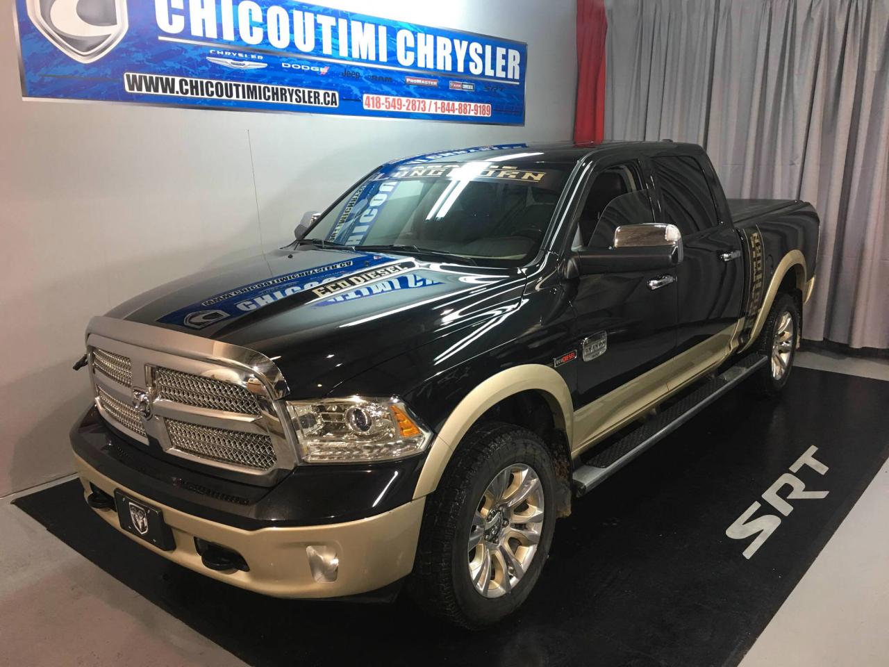 Used 2016 Ram 1500 Longhorn Crew EcoDiesel PLAN OR 5/100 for sale in Chicoutimi, QC