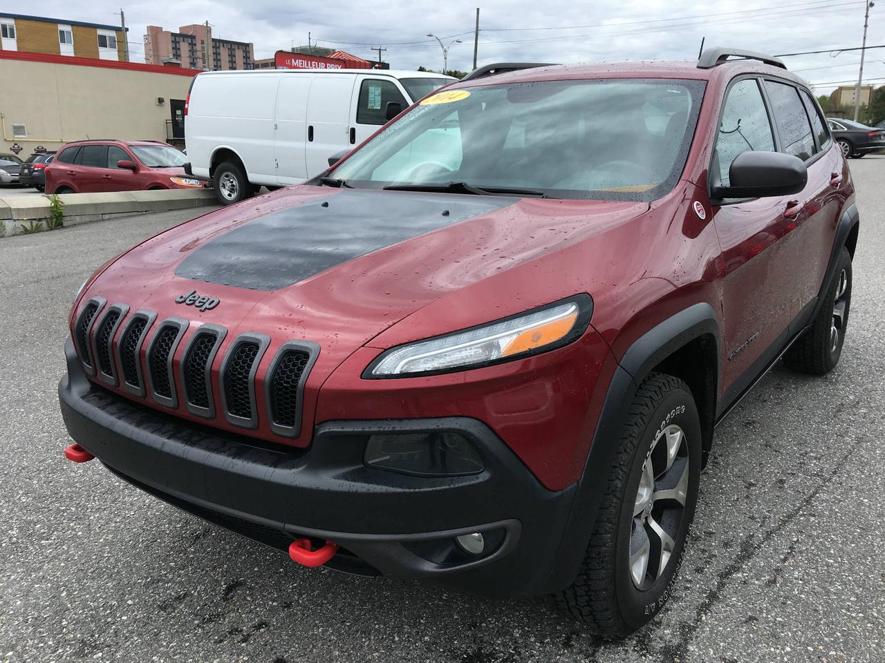 <a href=https://www.nvcloutier.com/occasion/Jeep-Cherokee-2014.html>https://www.nvcloutier.com/occasion/Jeep-Cherokee-2014.html</a>

CHEROKEE TRAILHAWK. 4X4, INTERIEUR EN CUIR, NAVIGATION, SIEGES ET VOLANT CHAUFFANTS, ATTELAGE REMORQUE,CAMERA DE RECUL, DEMAREEUR A DISTANCE 
GARANTIE PLAN D`OR 14 AVRIL 2019 OU 100,000 KMS 
1-888-247-5809