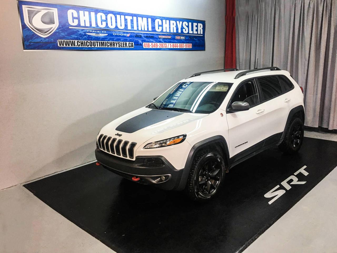 Used 2017 Jeep Cherokee Trailhawk V6 4x4 attelage remorque for sale in Chicoutimi, QC