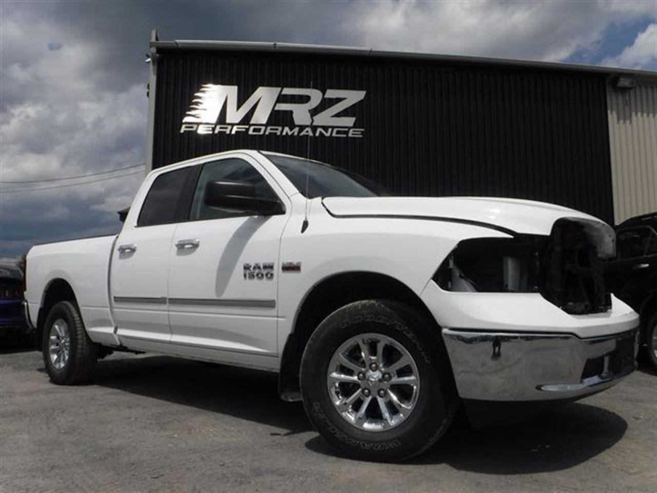<a href=https://www.autoaubaine.com/Dodge-RAM 1500-c6548577.html>https://www.autoaubaine.com/Dodge-RAM 1500-c6548577.html</a>

** Garantie 5ans/100 000km sur groupe moto-propulseur à partir de la dms et MRZ ajoute 3mois/5000km sur lensemble (3ans dorigine étant terminé) si remis à neuf chez MRZ ou 5ans/100 000km moto-propulseur seulement à partir de la dms si acheté endommagé ** ÉCONOMIE GARANTIE DE 10% et même plus dans la majorité des cas! ** Service inégalé - Financement avantageux - Échanges acceptés - On équivaut la garantie dorigine! ** Cest LENGAGEMENT MRZ - découvrez en tous les avantages au www.MRZPERFORMANCE.com et en magasin **

Dodge Ram 1500 SLT Quad Cab avec la boite de 6.5pi 2014 Blanc métallique - 4x4 - Transmission 8 vitesses et moteur 5.7 Hemi - Lun des camions les plus en demande de sa catégorie! Ne manquer pas la chance de vous procurez ce superbe Ram pour une fraction du prix dun usagé!! Impossible de trouver meilleur qualité prix chez la compétition! Impact par un chevreuil ou orignal, juste de la tole a changer. TOUS LES COUSSINS INTACTS - * Visitez le WWW.MRZPERFORMANCE.COM pour tous les détails et beaucoup plus de photos!! * - Faites vite, ce truck ne restera pas longtemps dans notre cour, ca cest sûr!!! - Moteur V8 5.7l HEMI de 390HP avec transmission automatique 8 vitesses avec bouton électronique. Extremement économique avec le 8 vit. Très puissant! ÉTAT NEUF SEUL. 20 400km! - Les mécanique de Ram sont ultra fiable et on fait leur preuves a long terme! Il est capable den prendre. - 4X4 - Quad Cab avec boite de 6.5pi. Camion très bien équipé: Centre multimédia avec grosse écran tactile - Beaux Mags 17 chrome avec Pneu All terrain en très bonne condition!! - Miroirs électriques et chauffants - Towing Package - Commandes au volant - Bluetooth - Sirius - Prise USB - Prise 12V - Backglass sliding électrique - A/C - Cruise control - Tout électrique - Vitres électriques - 1 Clé intelligente avec démarreur distance OEM - Différentiel auto bloquant - Vitres teintée - Wiper intermittent - Dodge Uconnect - Caméra de recul - Line X - Bumper chrome - Garde boue - Chauffe moteur - etc!! - Accidenté léger à lavant, légèrement sur le coté gauche ainsi que très légèrement sur le toit du camion. Dommages par un chevreuil ou orignal. Pour la réparation, Besoin de la Calotte de toit, 2X Ailes avant, Hood, Porte avant gauche, Miroir gauche, Grille wiper, Radiateur, Condenseur, Fan, Power fan, Support radiateur, Shutter, Couvert finition sur moteur, Grille avant, 2X Lumières avant, Bumper avant chrome, Ketch hood, Montant vitre de porte arrière gauche, Réserve lave glace ainsi que de quelques plastiques de finitions. A réparé: Voute (voir photo), Poteau parebrise gauche (légèrement), Tôle du bassin de wiper, Porte arrière gauche, Longeron supérieur gauche (ou a changé) et le Coin cab gauche (légèrement). Le Pad dash est égratigné. Le Bumper arrière est bossé légèrement. Tous les Ballons et les Ceintures sont intacts. Le Parebrise à été changé pour mettre lhabitacle à labri des intempéries. Mécanique intacte et en parfait état de marche! Pas dimpact dans les roues, Pas de gros frame(toujours a vérifier quand meme), seulement de la tôle a remplacer. Nous pouvons vous fournir les pièces nécessaires à la réparation de ce véhicule à prix très compétitif. Disponible tel quel ou réparé par des professionnels et inspecté par la SAAQ --- À voir sans faute! Camion très en demande!! Faites vous ce superbe Ram pour une fraction du prix dun usagé. Faites vite ces camions senvolent comme des petits pains chauds!! ÉTAT NEUF SEUL. 20 400km au compteur!! Prix tout simplement imbattable! * VGA CANADIEN / SALVAGE TITLE * - PLUSIEURS AUTRES PICK-UP EN STOCK!! Venez nous voir ou allez visiter notre site internet pour plus dinformations! - Nhésitez pas à nous rejoindre avec vos questions! Automobiles MRZ, la référence dans laccidenté léger au Québec! WE SPEAK ENGLISH PLEASE CONTACT US - MRZ IS THE VEHICLE CAR EXPORT AND IMPORT SPECIALIST - USA - AFRICA - MIDDLE EAST - EUROPE - MRZ EST LE SPÉCIALISTE EN EXPORTATION et IMPORTATION DE VÉHICULES - USA - AFRIQUE - EUROPE - PROCHE ORIENT - Visitez-nous aussi sur Facebook - Merci!