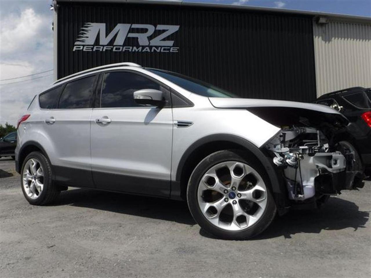 <a href=https://www.autoaubaine.com/Ford-Escape-c6538926.html>https://www.autoaubaine.com/Ford-Escape-c6538926.html</a>

** Garantie 5ans/100 000km sur groupe moto-propulseur à partir de la dms et MRZ ajoute 3mois/5000km sur lensemble (3ans dorigine étant terminé) si remis à neuf chez MRZ ou 5ans/100 000km moto-propulseur seulement à partir de la dms si acheté endommagé ** ÉCONOMIE GARANTIE DE 10% et même plus dans la majorité des cas! ** Service inégalé - Financement avantageux - Échanges acceptés - On équivaut la garantie dorigine! ** Cest LENGAGEMENT MRZ - découvrez en tous les avantages au www.MRZPERFORMANCE.com et en magasin **

Ford Escape Titanium AWD 2014 **PAS VGA / NOT BRANDED TITLE** Gris métallique avec intérieur en cuir noir - simplement le plus beau et le plus équipé des escape disponible! Modèle Titanium FULL FULL ÉQUIP avec le Cuir, Toit pano, GPS et encore plus! Très facile a réparé sans se ruiner. Faites vite ces Escape senvolent comme des petits pains chauds et encore plus PAS VGA! ÉTAT NEUF, Seul. 34 400km au compteur!! - * Visitez le WWW.MRZPERFORMANCE.COM pour tous détails et beaucoup plus de photos! * - Moteur 4 Cyl Ecoboost de 2.0l développant 240HP et 270 lbs/tq! TRÈS puissant pour la grosseur du véhicule!! Transmission automatique 6 vitesses. Traction intégrale ( AWD ) - Très économique!! +/- 8.5 litres au 100km!! ÉTAT NEUF!! Très bas kilométrage! Seulement 34 400km. Full équip! Intérieur en cuir noir - Siège chauffants et électriques - Mags 19 avec pneus Continental en très bonne condition! - Système de navigation GPS avec grosse écran tactile - Miroirs électriques et chauffant - Vitres teintées - Rack de toit - Aileron - Commande au volant - SYNC - Télécommande douverture porte de garage - A/C bi zones - MYKEY - MYFORD TOUCH - 1 Clé intelligente avec Démarreur à distance OEM - Toit ouvrant panoramique - Sirius - Lecteur CD/MP3 - Cruise control - Fogs lamp - Vitres électriques - Wiper intermittent - Bluetooth - Push to start (démarrage), Hayon à commande électrique - Système audio SONY avec sub - Prise USB - Prise 12V/110V - Sensor de recul - Caméra de recul - Chauffe moteur - Keyless entry pad - Blind spot alert - Système daide au stationnement - Automatique avec mode manuel - Cache bagage - Tapis caoutchouc dorigine - Lumières avant XÉNON - ETC! Accidenté léger à lavant du véhicule seulement. Pour la réparation, Besoin seulement du Coin miroir gauche, Hood, 2X Lumières avant, Support radiateur, Grille avant, Couvert bumper avant complet, 2X Fogs, Shutter, Condenseur, 4X Sensor de park assist et de quelques plastiques de finitions. Le Radiateur et les Fans sont a vérifier mais semble bons. LAile avant gauche est a réparée ou a changée. Ce superbe Escape Titanium est présenté tel que nous lavons acheté, pas étiré et pas camouflé comme chez la compétition. Aucun camouflage de dommages sur nos véhicules! Pas de gros Frame à faire, limpact a eu lieu directement dans le mou au dessus des longerons avant (semble avoir frappé un chevreuil) Aucun impact dans les roues. Nous pouvons vous fournir les pièces nécessaires à la réparation de ce véhicule à prix très compétitif. Disponible tel quel ou réparé par des professionnels et inspecté par la SAAQ - Le Ballon volant, Ballon genou, et la Ceinture avant gauche sont déployés (très abordable chez le dealer). Tous les autres Ballons et les Ceintures sont intacts. Vraiment un très beau Escape Titanium comme neuf à ne pas laisser passé!! Il es tout simplement impeccable et vraiment tout équipé!! Ne manquer pas la chance de vous procurez ce très beau véhicule à une fraction du prix dun usagé. *** Véhicule Canadien ** PAS VGA / NOT BRANDED TITLE*** Pas de camouflage de dommages sur nos véhicules! PLUSIEURS AUTRES ESCAPE EN STOCK !!!! Venez nous voir ou allez visité notre site internet pour plus dinformations! *** Acheter en toute tranquilité car nous sommes membres AMVOQ! Automobiles MRZ, la référence dans laccidenté léger au Québec! WE SPEAK ENGLISH PLEASE CONTACT US - MRZ IS THE VEHICLE CAR EXPORT AND IMPORT SPECIALIST - USA - AFRICA - MIDDLE EAST - EUROPE - MRZ EST LE SPÉCIALISTE EN EXPORTATION et IMPORTATION DE VÉHICULES - USA - AFRIQUE - EUROPE - PROCHE ORIENT - Visitez-nous aussi sur Facebook - Merci!