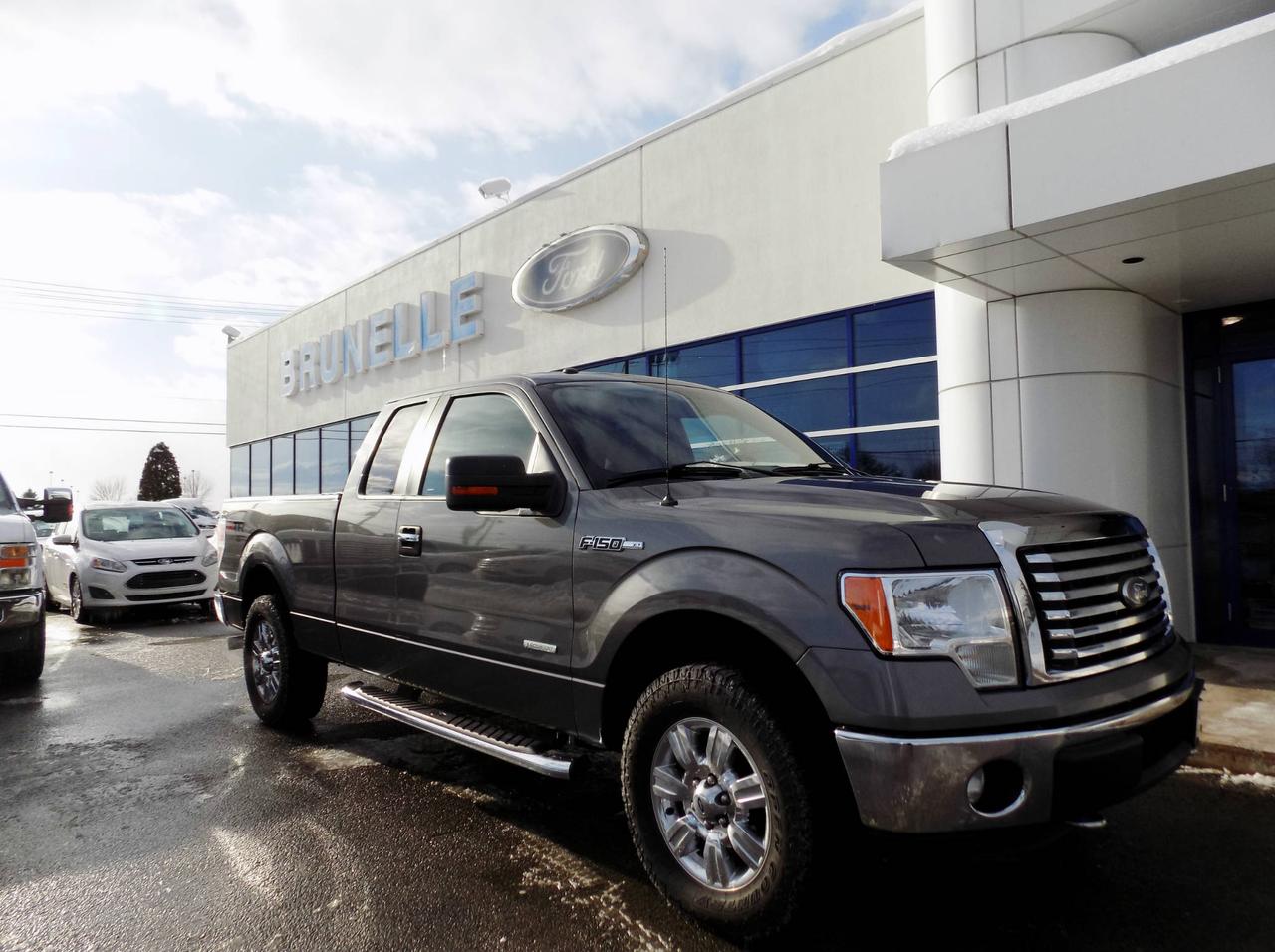 <a href=https://www.brunelleford.com/occasion/Ford-F150-2011.html>https://www.brunelleford.com/occasion/Ford-F150-2011.html</a>

Repris en échange !!!
Camion inspecté.
jamais accidenté. 
5 000 km de garantie.
Démarreur, banc et pédales électrique. 
Véhicules Inspectés! Excellente condition! Nachetez pas nimporte où! Achetez là où la confiance domine depuis 1924! Chez Brunelle Ford, vous êtes la Brunelle de nos yeux!
À seulement 5 minutes de Laval, Brunelle Ford a des installations des plus modernes tout en étant la plus ancienne famille de concessionnaire de la région de Montréal. Ce joyau des Laurentides accueille des clients de partout sur la rive nord. La garantie de trois mois cinq milles kilomètres est incluse avec nos frais de livraison de trois cent soixante-dix-neuf dollars qui ne sont pas inclus dans le prix affiché. Notre but étant dafficher le prix le plus bas, nous incluons donc dans ce prix affiché un rabais de Cinq cents dollars pour une transaction financé. Bien que nous ayons pris toutes les mesures raisonnables pour nous assurer de la précision des renseignements fournis, nous ne sommes pas responsables de toute erreur ou omission. Veuillez contrevérifier les renseignements auprès de Brunelle Ford