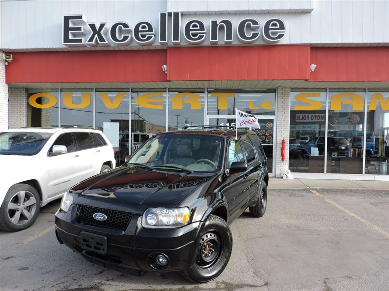 <a href=http://www.excellencedodge.ca/occasion/Ford-Escape-2005.html>http://www.excellencedodge.ca/occasion/Ford-Escape-2005.html</a>

GARANTIE 12 MOIS\12,OOO KILOS INC.***AWD*** ***AWD*** ***AWD***OUVERT LE SAMEDI. Vous nêtes pas de notre région, aucun problème, nous pouvons amener votre nouveau véhicule a votre maison ou autres. Partout aux Québec sauf exception, At Excellence Chrysler of Vaudreuil, we offers delivery in and around Montreal and our local delivery zone covers all the province of Quebec and Ontario and we could help for the rest of canada, Call us or e-mail us and yes... we speak english     WOW! WOW! WOW!