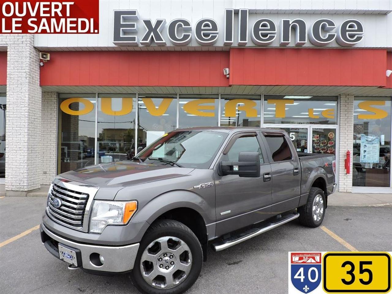 <a href=http://www.excellencedodge.ca/occasion/Ford-F150-2011.html>http://www.excellencedodge.ca/occasion/Ford-F150-2011.html</a>

FREIN NEUF AVANT ET ARRIÈRE À LA LIVRAISON INCLUS DANS LE PRIX ( DISQUE ET PLAQUETTE) OUVERT LE SAMEDI        CAPACITÉ DE REMORQUAGE : 10 200 LBS avec moteur 3.5L et un ratio de différentiel : 3.73, Boite de 5.5pied.                Démarreur à distance, Marche-pieds, Verrouillage des portes par code, Groupe électrique complet, Miroir chauffant, Bluetooth, Commande au volant, Frein remorque et Groupe remorquage, Régulateur de vitesse, banc électrique, système antipatinage, radio sattellite avec prise USB        FRANCOIS TEXTO: 514-815-6317        OUVERT LE SAMEDI.         AVEC LEXCELLENCE, CEST LASSURANCE, DAVOIR UN VÉHICULÉ INSPECTER EN 85 POINTS, GARANTIE ET CERTIFIER CHRYSLER. KILOMÉTRAGE CERTIFIER ET RAPPORT CARPROOF DISPONIBLE. PROFITER DE LA TRANQUILLITÉ DESPRIT DUN CONCESSIONNAIRE,             Vous nêtes pas de notre région, aucun problème, nous pouvons amener votre nouveau véhicule a votre maison ou autres. Partout aux Québec sauf exception, At Excellence Chrysler of Vaudreuil, we offers delivery in and around Montreal and our local delivery zone covers all the province of Quebec and Ontario and we could help for the rest of canada, Call us or e-mail us and yes... we speak english