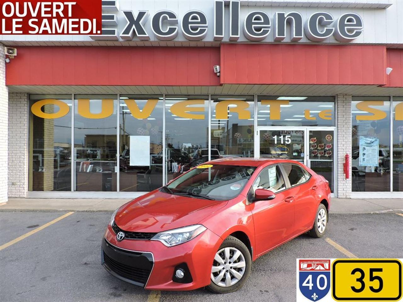 Used 2014 Toyota Corolla S Gar. Pea Toyota for sale in Vaudreuil-Dorion, QC