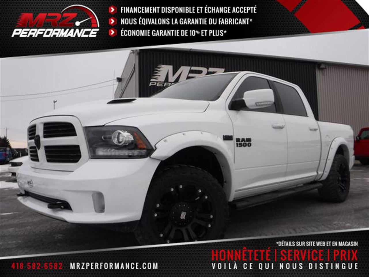 <a href=https://www.autoaubaine.com/Dodge-RAM 1500-c6742085.html>https://www.autoaubaine.com/Dodge-RAM 1500-c6742085.html</a>

** Garantie 5ans/100 000km sur groupe moto-propulseur à partir de la dms et MRZ ajoute 3mois/5000km sur lensemble (3ans dorigine étant terminé) ** ÉCONOMIE GARANTIE DE 10% et même plus dans la majorité des cas! ** Service inégalé - Financement avantageux - Échanges acceptés - On équivaut la garantie dorigine! ** Cest LENGAGEMENT MRZ - découvrez en tous les avantages au www.MRZPERFORMANCE.com et en magasin **    

Dodge Ram 1500 SPORT R/T 4X4 2013 Blanc avec intérieur en cuir/tissu noir, Crew cab avec boite de 5.5pi - UN LOOK DENEFER! - Mags XD 20 / Pneus Toyo Open Country 33X 12.50R20 LT, Lift kit 2,5, Moulure daile BUSHWACKERS et jen passe!! Nachetez pas de nimporte qui, faite affaire chez LE SPÉCIALISTE du RAM, Automobiles MRZ - La devise de notre équipe: Honnêteté - Service - Prix - avec Inventaire de plus de 40 camions Ram en stock cest la place! - * Visitez le WWW.MRZPERFORMANCE.COM pour tous les détails et beaucoup plus de photos!! * - Faites vite, les RAM Sport en très grande demande et ça bouge vite!- Moteur V8 5.7l HEMI de 390HP avec transmission automatique. Très puissant! Bas kilométrage, Seul. 82 700km!! 4X4 - Crew Cab avec boite de 5.5pi. Camion très bien équipé: Superbe Mags 20 XD Series avec Pneus Toyo Open Country 33 X12.50R 20 LT en très bonne condition!! - Miroirs électriques et chauffants - Towing Package - Commandes au volant - Bluetooth - Sirius - Prise USB- Prise 12V et 115V - Backglass sliding électrique - Intérieur en cuir / tissu noir - A/C dual zones - Cruise control - Tout électrique - Fogs - Console centrale - Centre Multimédia avec grosse écran tactile - Vitres teintées - Chauffe moteur - Vitres électriques - Sièges avant électriques - Wiper intermittent - Différentiel autobloquant - Miroirs power fold - Télécommande porte garage - Fond boite shooté - Lumières arrière LED - Lumières avant projector dorigine RAM - Hood R/T dorigine - Push to start (démarrage) - 1 Clé intelligente + 1 clé mécanique - Système audio ALPINE avec sub - Boite frein électrique - Tapis caoutchouc dorigine - Marchepieds tubulaire - Amortisseur avant BILSTEIN - Lift kit 2,5 - Sélecteur 4X4 a bouton électronique - Moulure daile BUSHWACKERS - etc!! Tout un truck avec beaucoup dinvetsissement$$ -- Véhicule endommagé TRÈS légèrement dans le passé et réparé par des professionnels et inspecté par la SAAQ en 195 points. Remis a neuf par léquipe MRZ, ce camion est en PARFAIT ÉTAT et en meilleure condition que la grande majorité des camions sur le marché, on vous le garantie. Titre reconstruit / rebuilt title - Véhicule Canadien - WE SPEAK ENGLISH PLEASE CONTACT US - MRZ IS THE VEHICLE CAR EXPORT and IMPORT SPECIALIST - USA - AFRICA - MIDDLE EAST - EUROPE - MRZ EST LE SPÉCIALISTE EN EXPORTATION et IMPORTATION DE VÉHICULES - USA - AFRIQUE - EUROPE - PROCHE ORIENT - Visitez-nous aussi sur Facebook!