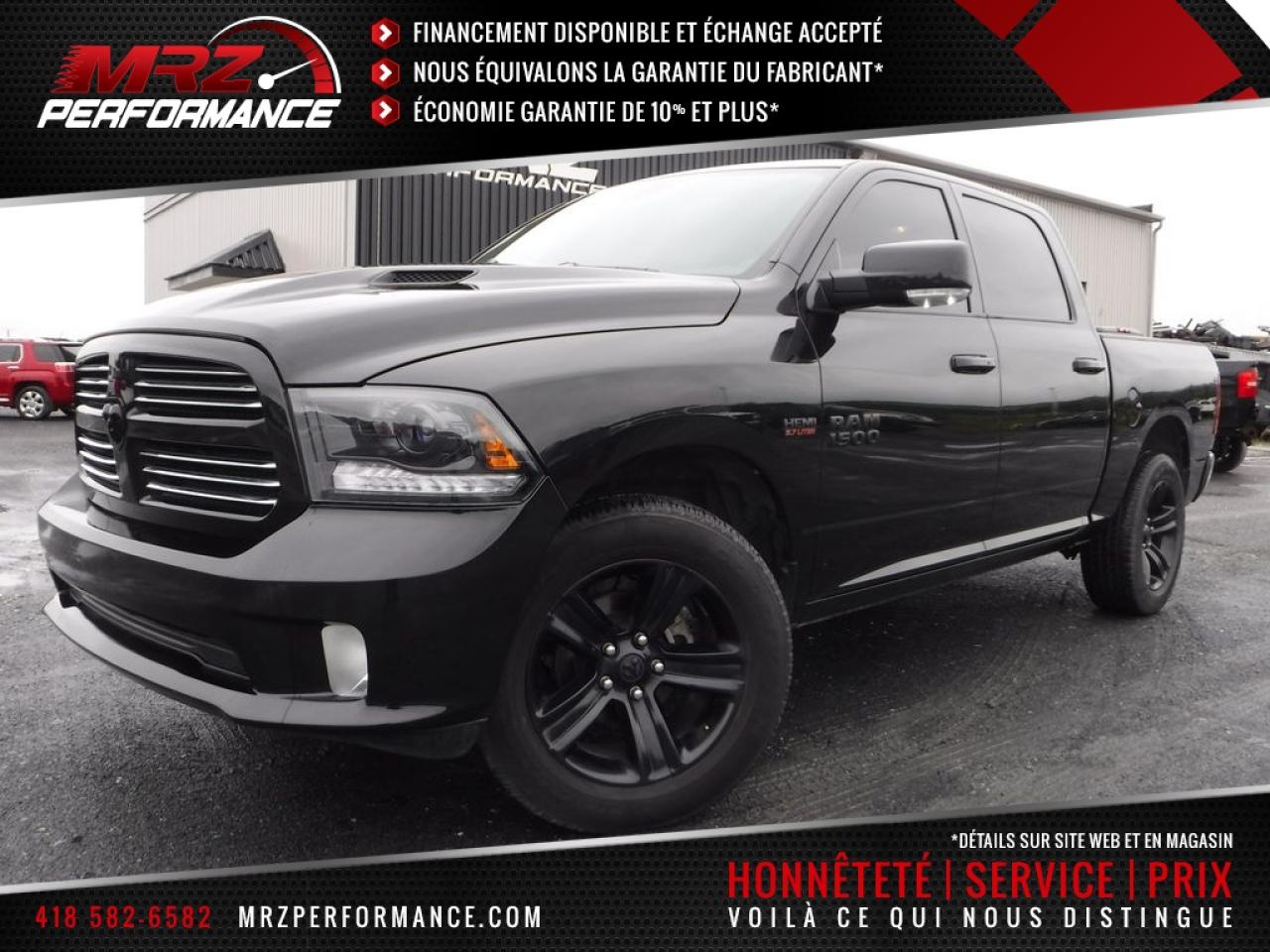 Used 2015 Dodge Ram 1500 Sport R/t Black for sale in St-Gédéon-De-Beauce, QC