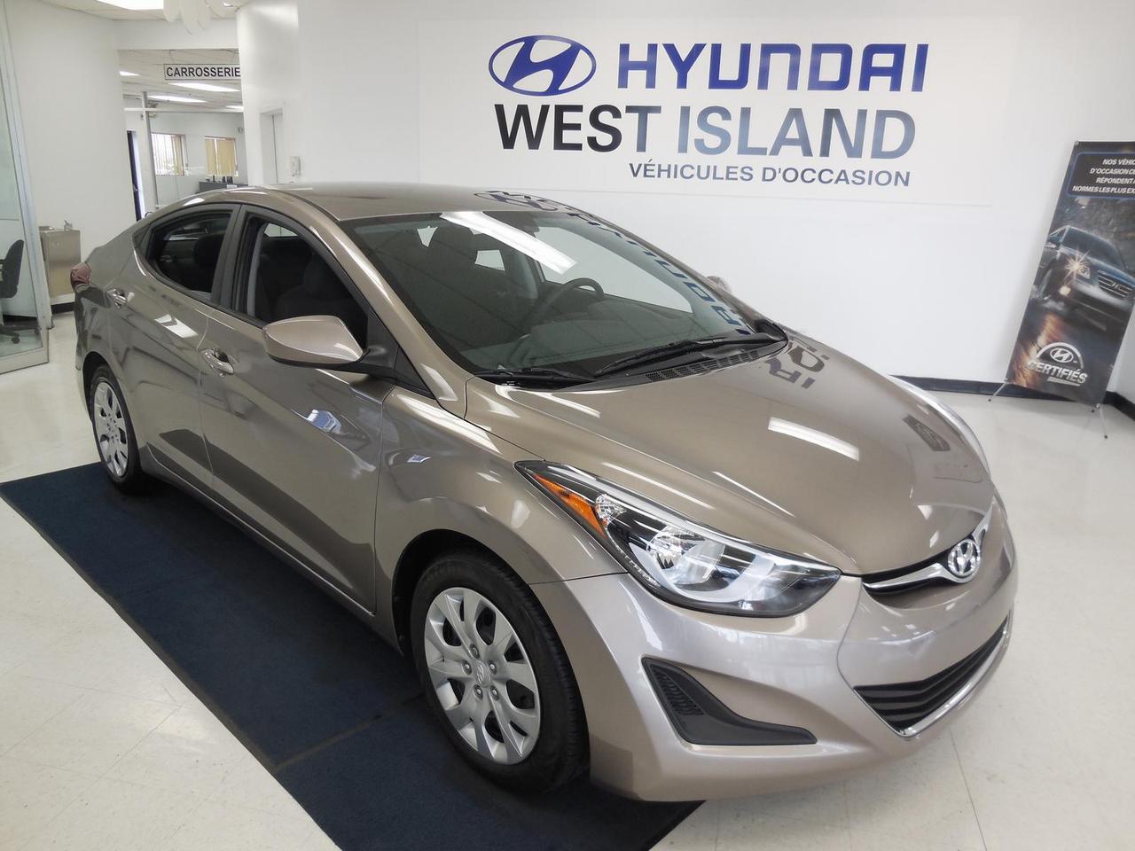 <a href=https://www.hyundaiwestisland.com/occasion/Hyundai-Elantra-2015.html>https://www.hyundaiwestisland.com/occasion/Hyundai-Elantra-2015.html</a>

OUVERT SAMEDI! AUTOMATIQUE, A/C, SIÈGES CHAUFFANTS, BLUETOOTH, GROUPE ÉLECTRIQUE ET PLUS! FINANCEMENT DISPONIBLE 1ERE, 2E ET 3E CHANCE!