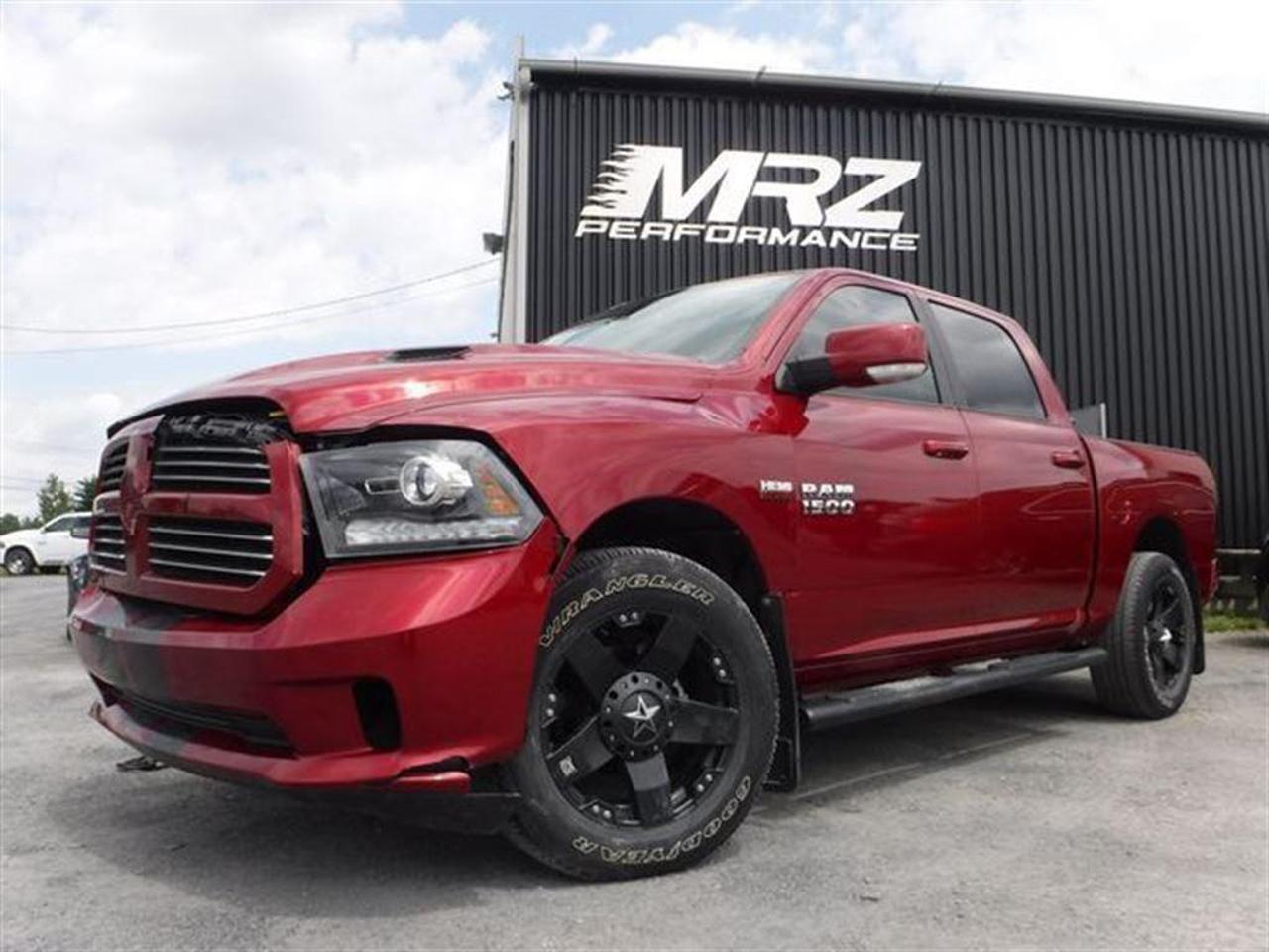 <a href=https://www.autoaubaine.com/Dodge-RAM 1500-c6902429.html>https://www.autoaubaine.com/Dodge-RAM 1500-c6902429.html</a>

** Garantie 5ans/100 000km sur groupe moto-propulseur à partir de la dms et MRZ ajoute 3mois/5000km sur lensemble (3ans dorigine étant terminé) si remis à neuf chez MRZ ou 5ans/100 000km moto-propulseur seulement à partir de la dms si acheté endommagé ** ÉCONOMIE GARANTIE DE 10% et même plus dans la majorité des cas! ** Service inégalé - Financement avantageux - Échanges acceptés - On équivaut la garantie dorigine! ** Cest LENGAGEMENT MRZ - découvrez en tous les avantages au www.MRZPERFORMANCE.com et en magasin **

Dodge Ram 1500 SPORT R/T 4X4 2014 Rouge métallique, Crewcab avec boite de 5.5pi - Un truck avec un look denfer avec les Mags XD! FULL FULL Équip avec le Cuir, Toit, GPS et jen passe! Faites lenvie de tous avec un des plus beau camion sur le marché! - * Visitez le WWW.MRZPERFORMANCE.COM pour tous les détails et beaucoup plus de photos!! * - Faites vite, les RAM Sport sont en très grande demande et ca part vite - Moteur V8 5.7l HEMI de 390HP avec transmission automatique 8 vitesses à bouton électronique. Très puissant! Très bas kilométrage, Seulement 52 300 km! 4X4 - Crew Cab avec boite de 5.5pi. Camion FULL FULL équip: Superbe Mags 20 XD serie avec Pneus All terrain - Miroirs électriques et chauffants - Miroirs power fold - Towing Package - Commandes au volant - Bluetooth - Sirius - Prise USB- Prise 12V et 115V - Backglass sliding électrique - Intérieur en cuir noir - A/C dual zones - Cruise control - Tout électrique - Fogs - Console centrale - Système navigation GPS avec grosse écran tactile - Marchepieds - Vitres teintées - Caméra de recul - Line X - Hood R/T - Chauffe moteur - Vitres électriques - Sièges électriques, chauffants et climatisants - Wiper intermittent - 1 Clé intelligente avec démarreur - Différentiel autobloquant - Télécommande porte garage - Automatique - Boite frein électrique - Garde boue - Push to start (démarrage) - Toit ouvrant - Système audio ALPINE avec sub - Volant chauffant - Tail light au LED - Lumières avant projector halogène - etc!! Tout un truck!-- Accidenté léger à lavant du camion. Pour la réparation, Besoin des 2X Ailes avant, Fausse aile avant droit, Hood, Mag avec Pneu avant droit, Longeron supérieur droit, 2X Lumières avant, Grille avant, Support radiateur, Shutter, Bumper avant assemblé, 2X Fogs, Power fan, Tail light droit, Shroud fan et de quelques plastiques de finition. A réparé: 2X Queues de frame avant (légèrement), Coté boite droit et dun Mag (égratigné). Il y a quelques prunes et grafignes sur les 2X Portes avant, Coté boite gauche, Tailgate et le Bumper arrière.Très belle accident facile a réparé. Ce magnifique RAM est présenté tel que nous lavons acheté, pas étiré et pas camouflé comme chez la compétition. Tous les radiateurs sont pleins et intacts. Très facilement réparable à faible coût. Tous les ballons et ceintures sont intacts. Nous pouvons vous fournir les pièces nécessaires à la réparation de ce véhicule à prix très compétitif. Disponible tel quel ou réparé par des professionnels et inspecté par la SAAQ - Mécanique intact et en parfait état de marche! Un autre super beau Ram dans notre bel inventaire de camion légèrement accidenté!! À voir sans faute! Pick-up très recherché!! Venez le voir il en vaut le détour!! Superbe look avec les Mags XD!! * VGA CANADIEN / SALVAGE TITLE * - PLUSIEURS AUTRES PICK-UP EN STOCK!! Venez nous voir ou allez visiter notre site internet pour plus dinformations! - Nhésitez pas à nous rejoindre avec vos questions! Automobiles MRZ, la référence dans laccidenté léger au Québec! WE SPEAK ENGLISH PLEASE CONTACT US - MRZ IS THE VEHICLE CAR EXPORT and IMPORT SPECIALIST - USA - AFRICA - MIDDLE EAST - EUROPE - MRZ EST LE SPÉCIALISTE EN EXPORTATION et IMPORTATION DE VÉHICULES - USA - AFRIQUE - EUROPE - PROCHE ORIENT Visitez-nous aussi sur Facebook! Merci!